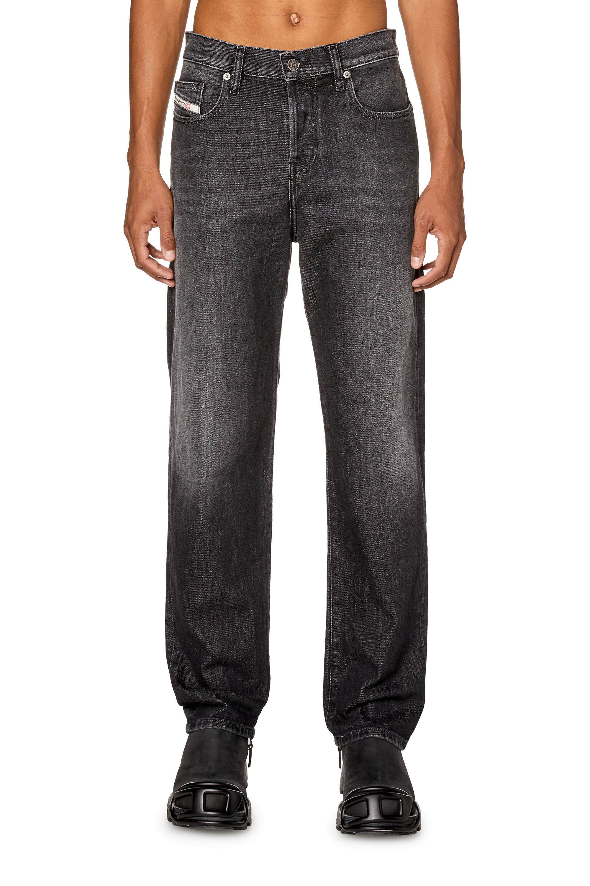 Diesel - Straight Jeans 2020 D-Viker 09F75, Black/Dark grey - Image 3