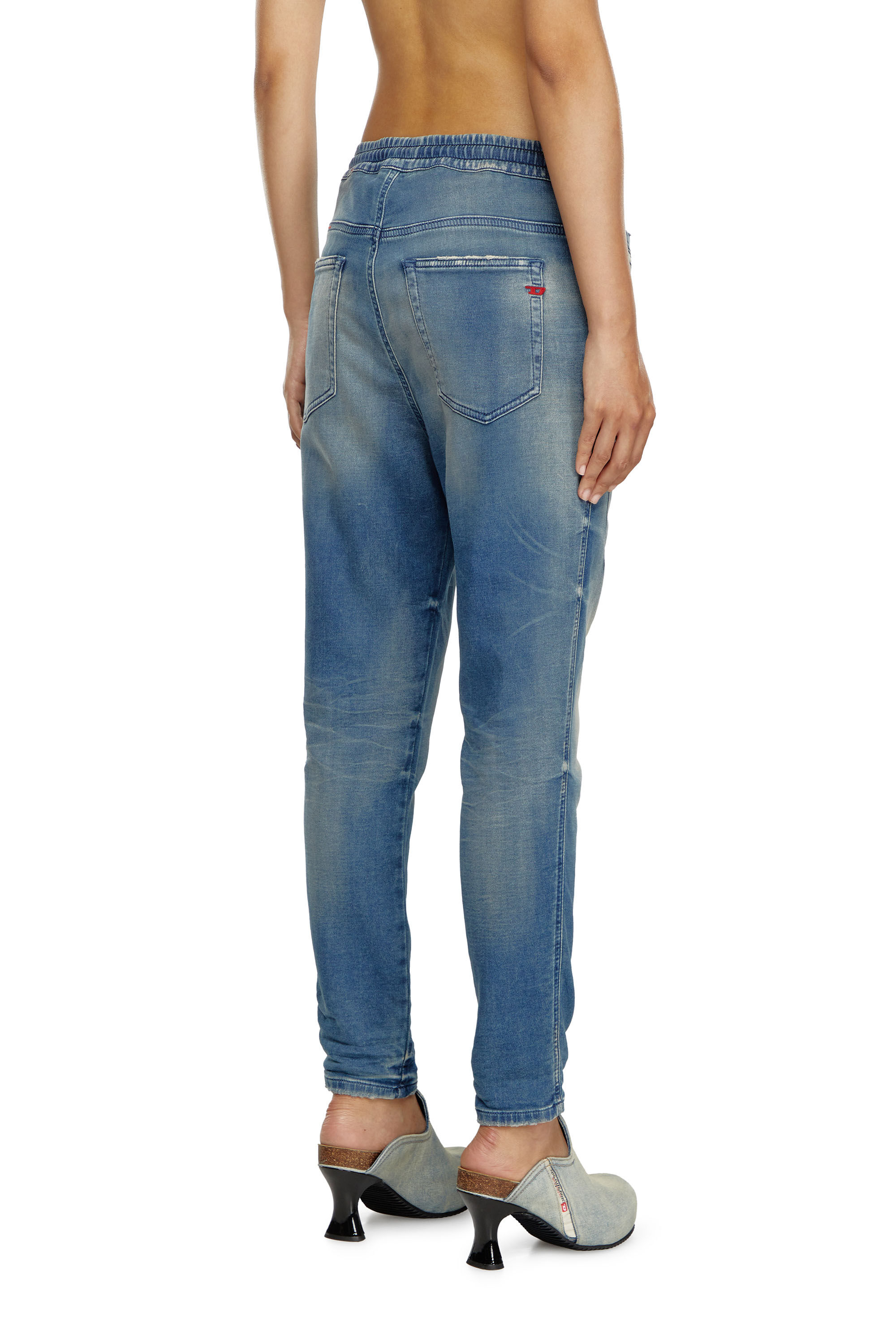 Diesel - Woman's Boyfriend 2041 D-Fayza Joggjeans® 068MG, Medium blue - 4