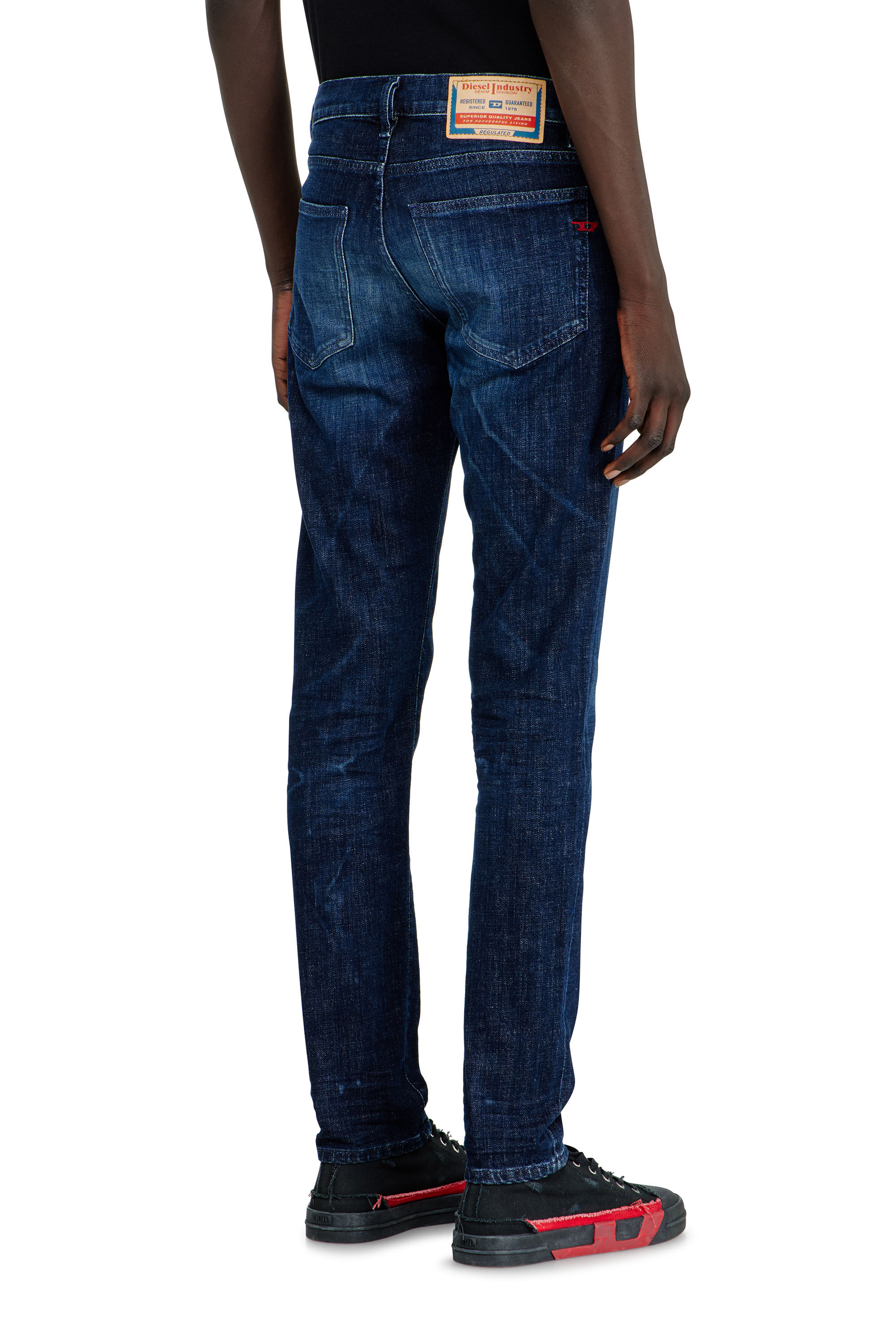 Diesel - Man's Slim Jeans 2019 D-Strukt 0ADBL, Dark Blue - 5