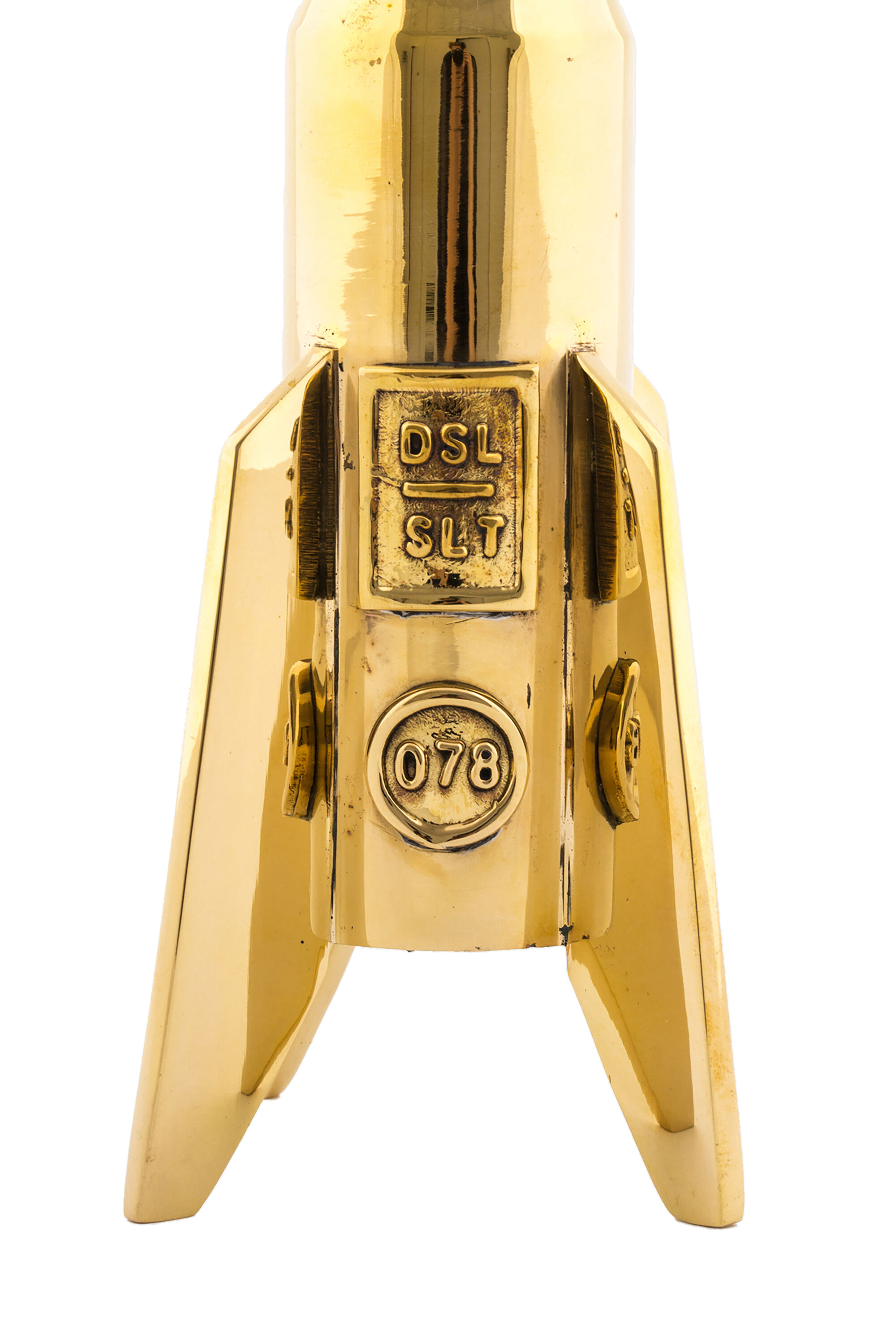 Diesel - 10878 COSMIC DINER, Unisex Gold brass candle holder, ø cm 10 / 3.9" in Oro - Image 3