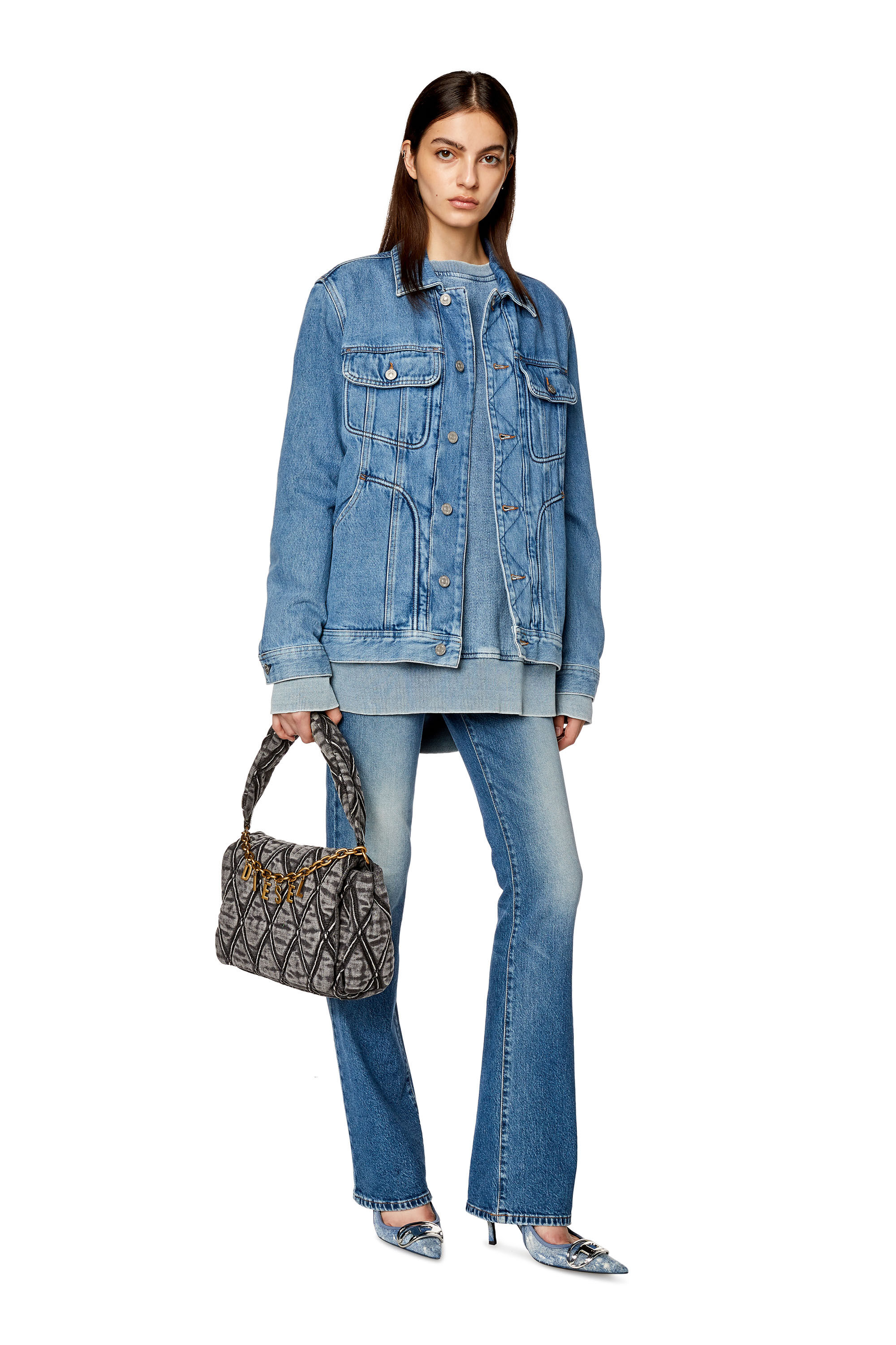 Diesel - Bootcut and Flare Jeans 2003 D-Escription 007P9, Medium blue - Image 1