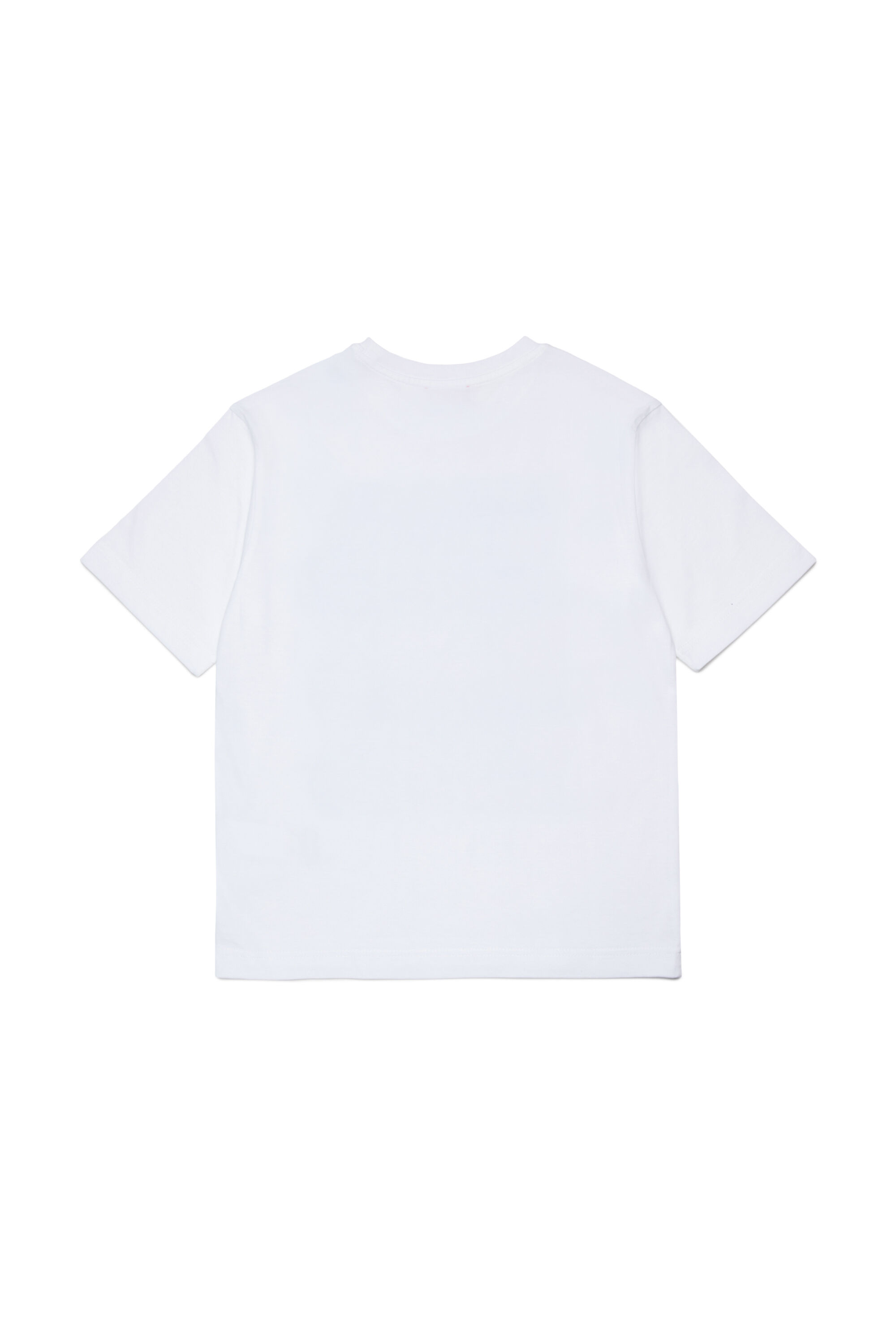 Diesel - TWIGGLY OVER, Man's Cotton T-shirt with wave-effect print in White - 2