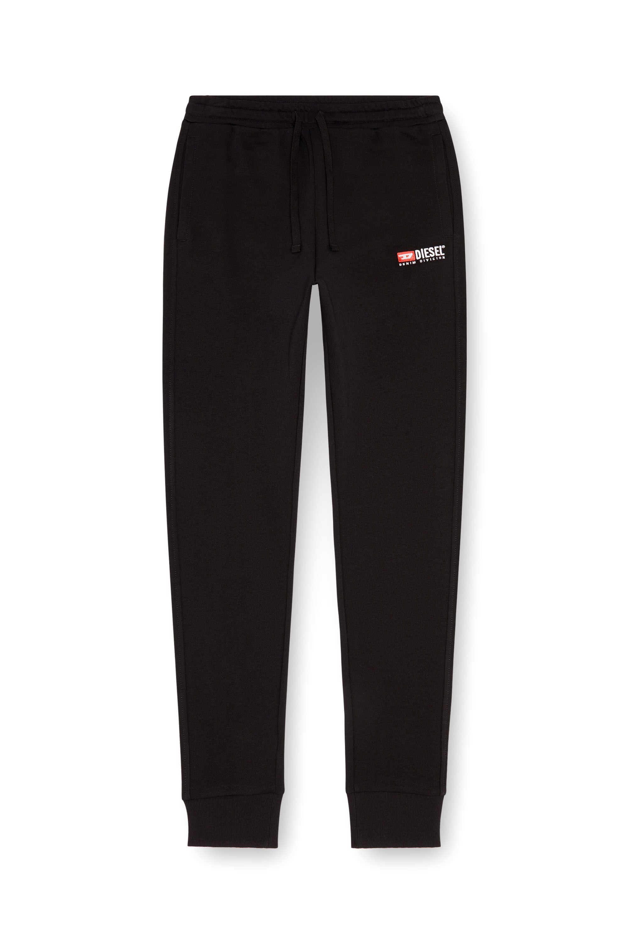 Diesel - P-TARY-DIV, Man's Track pants with embroidered logo in Black - 2