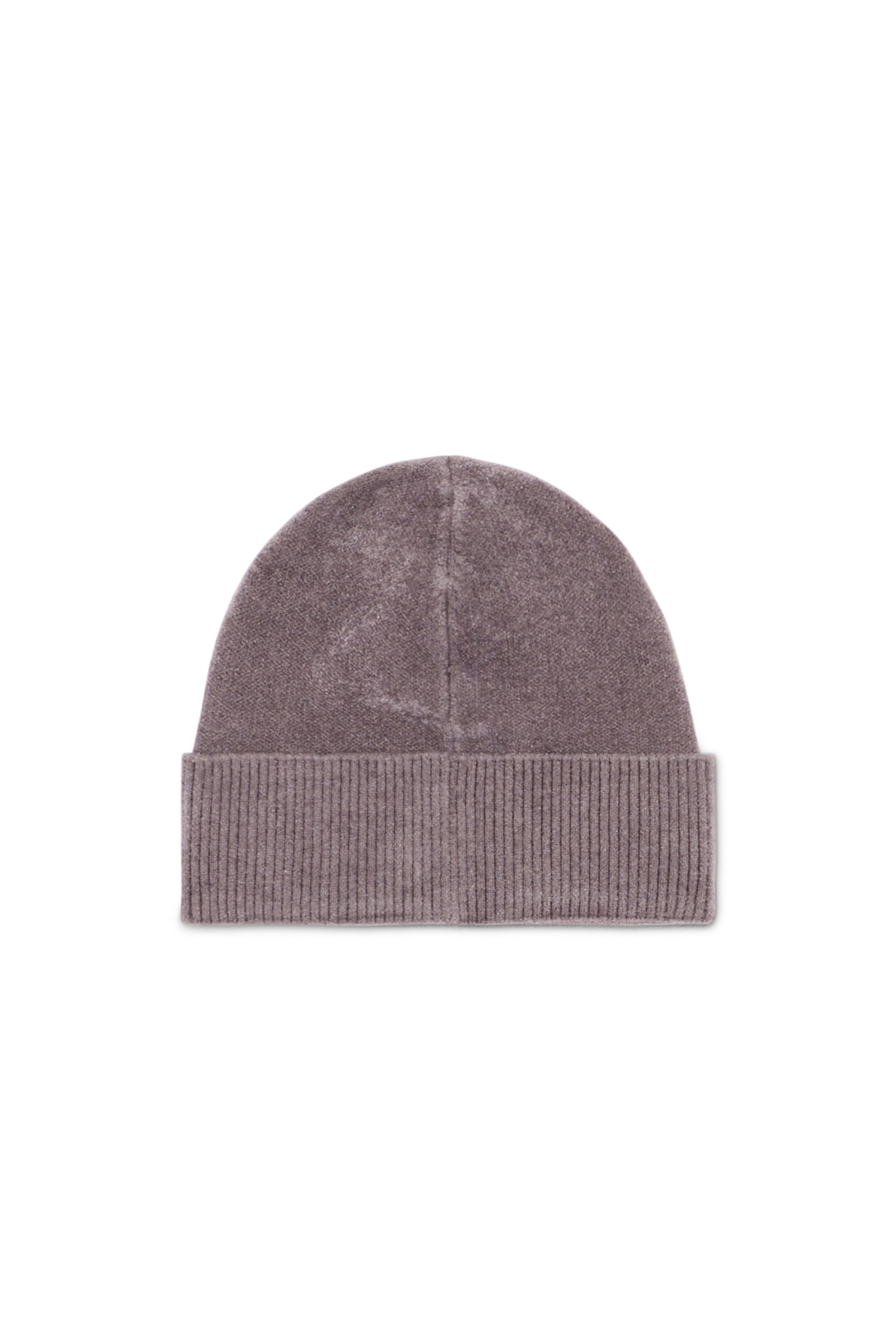 Diesel - K-URIUS, Unisex's Beanie with distressed oval D logo in Violet - 2