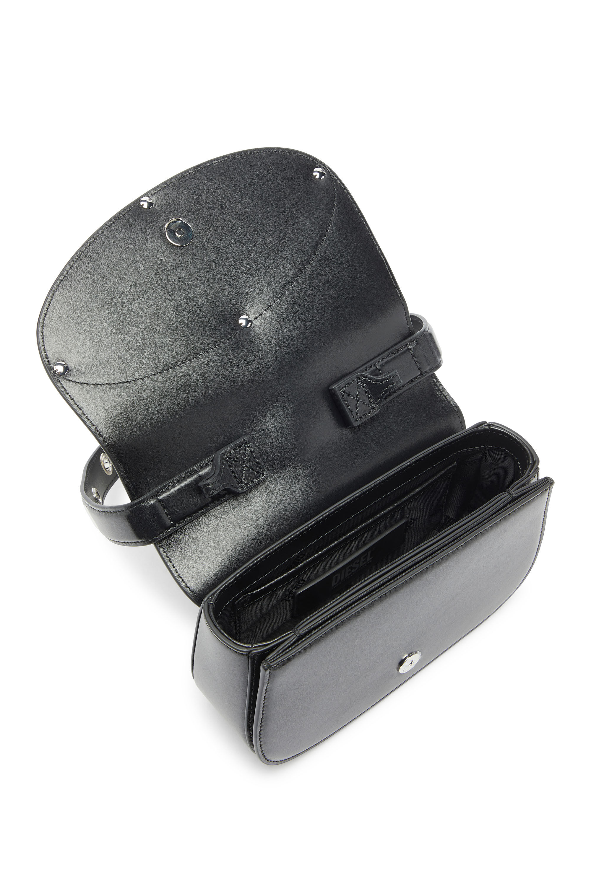 Diesel - 1DR, Woman's 1DR -Iconic shoulder bag in leather with handle charms in null - 3