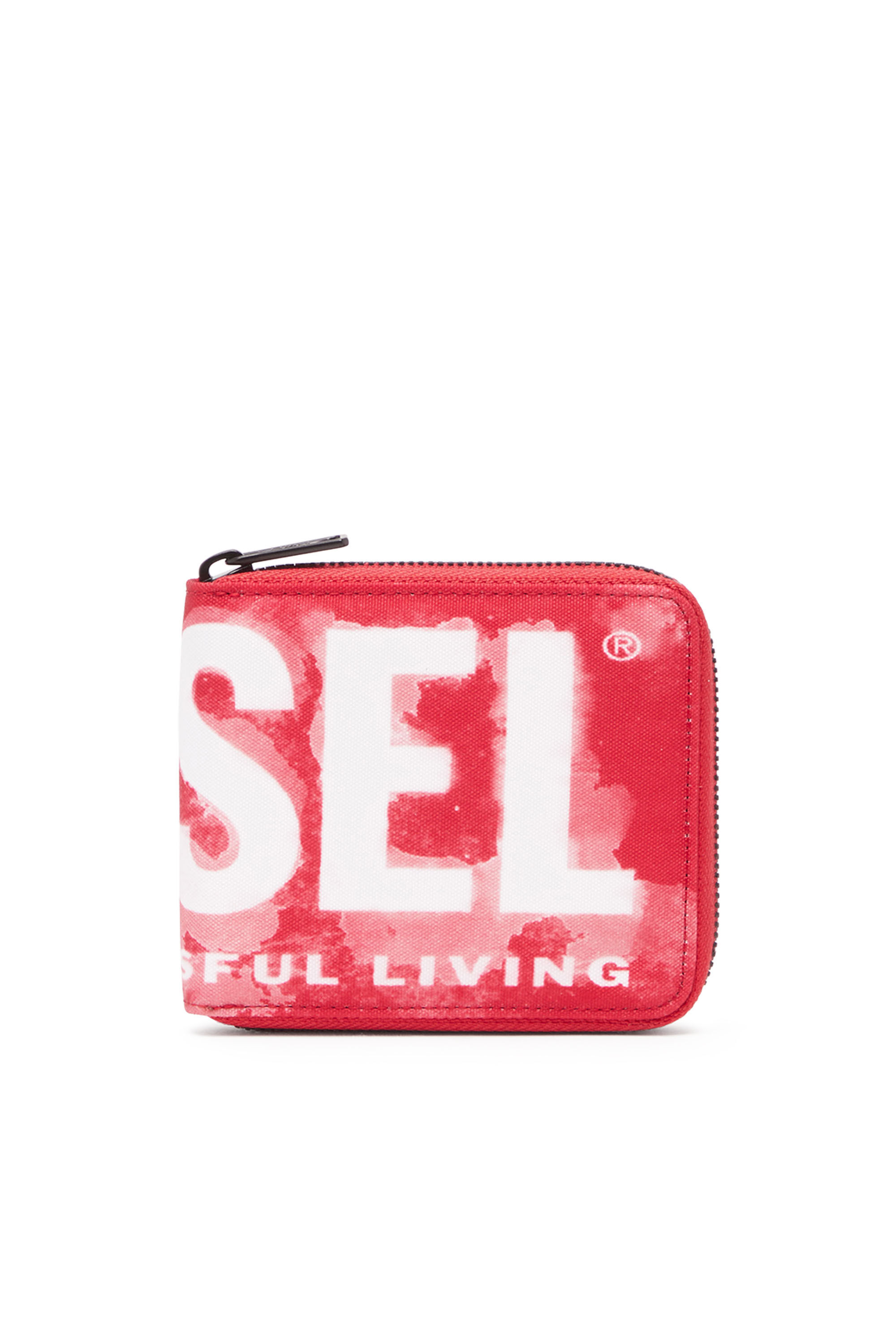 Diesel - RAVE BI-FOLD COIN ZIP XS, Red - Image 1