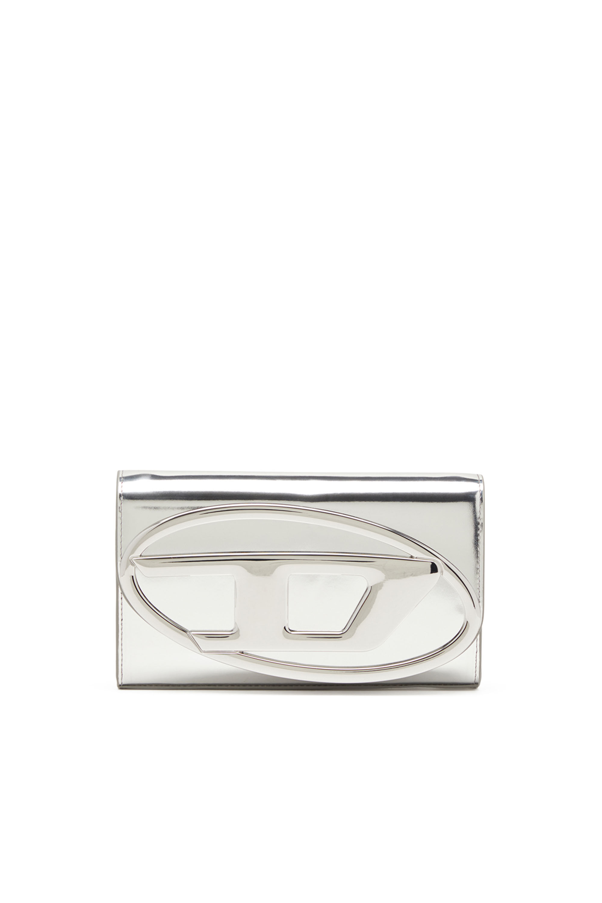 Diesel - 1DR WALLET STRAP, Silver - Image 1