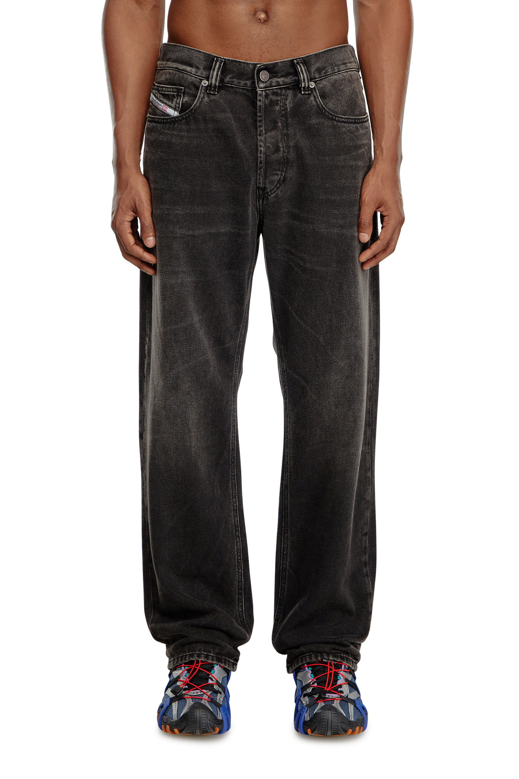 Diesel - Man's Straight Jeans 2010 D-Macs 09J96, Black/Dark grey - 3