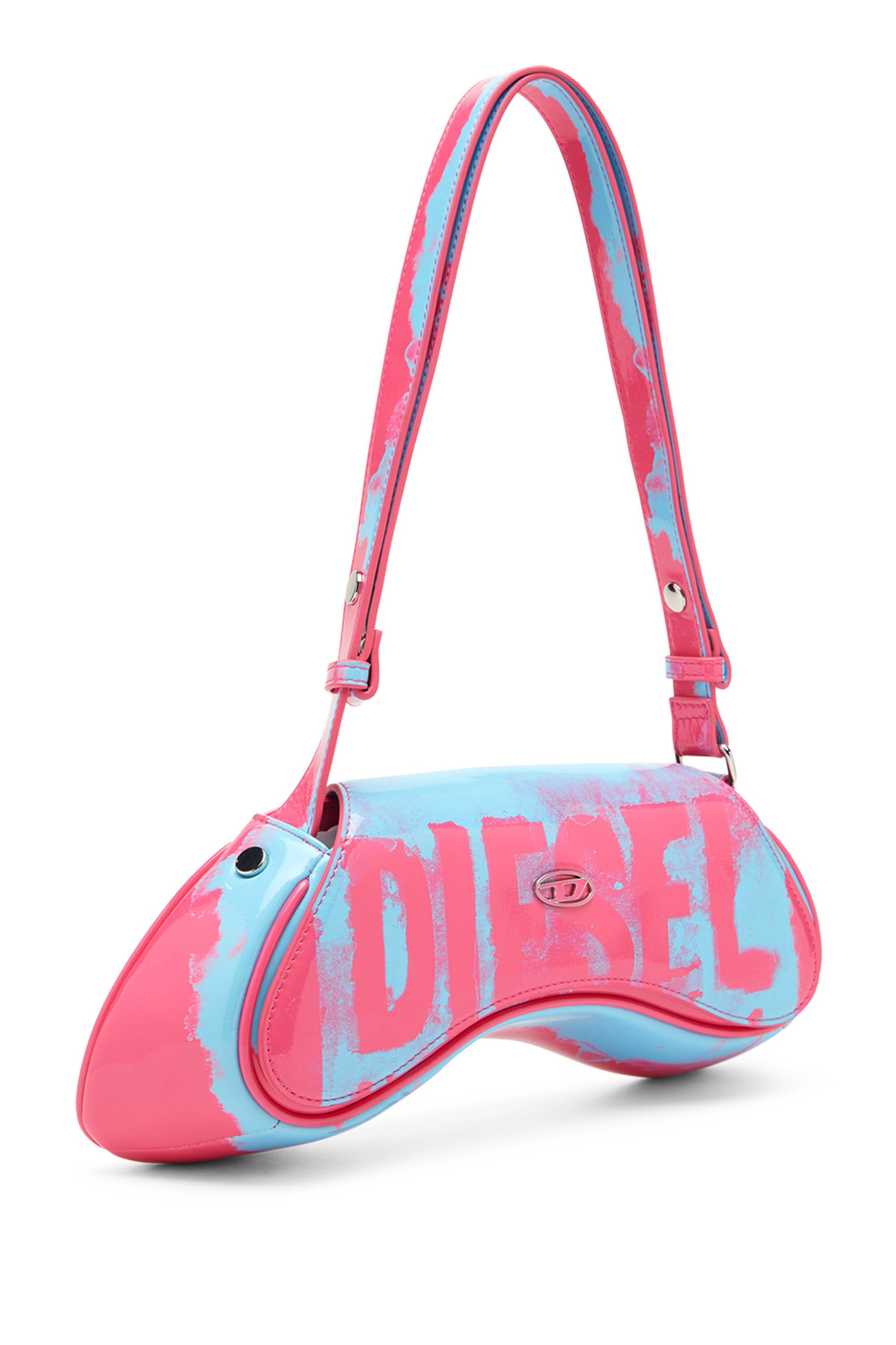 Diesel - PLAY CROSSBODY, Pink/Blue - Image 2