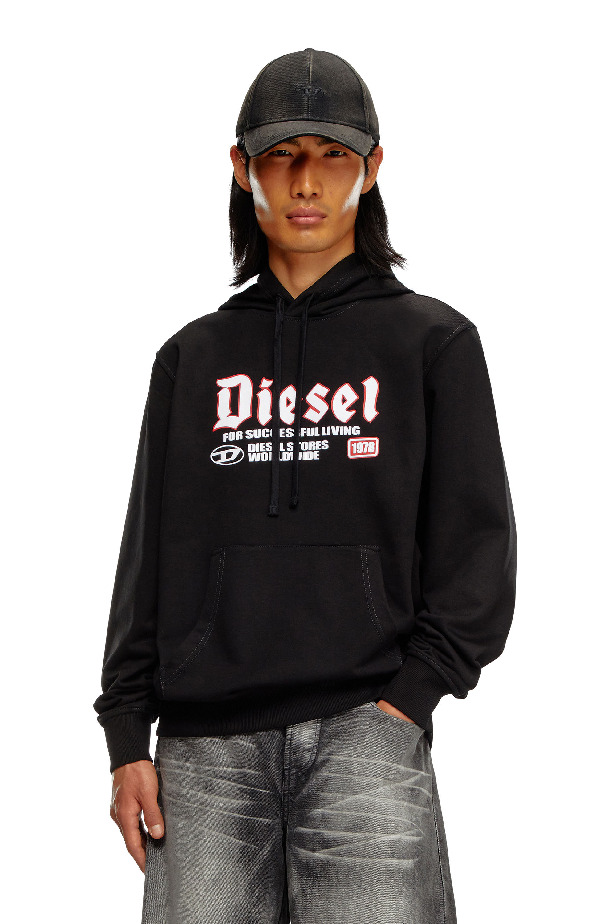 Diesel - S-GINN-HOOD-K45, Black - Image 3