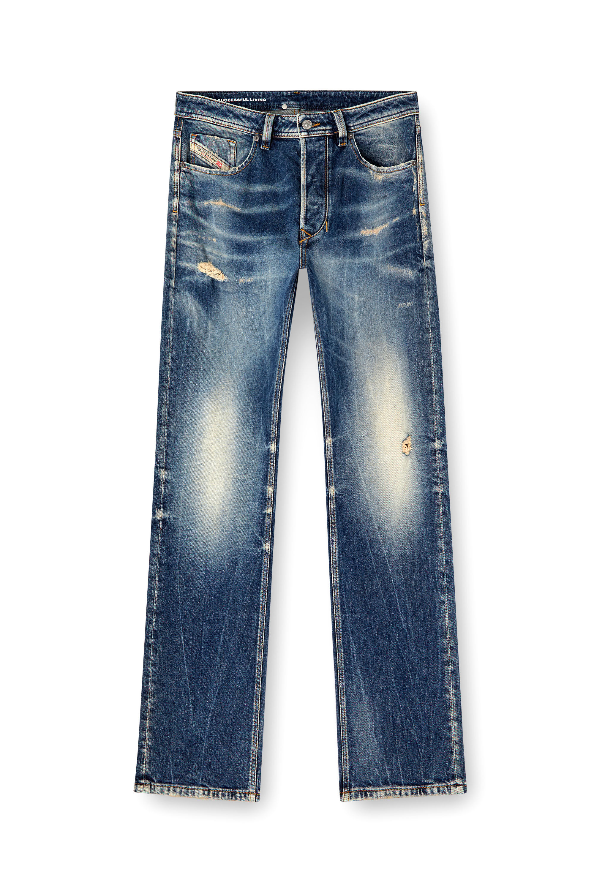 Diesel - Man's Straight Jeans 1985 Larkee 007Y6, Dark Blue - 2