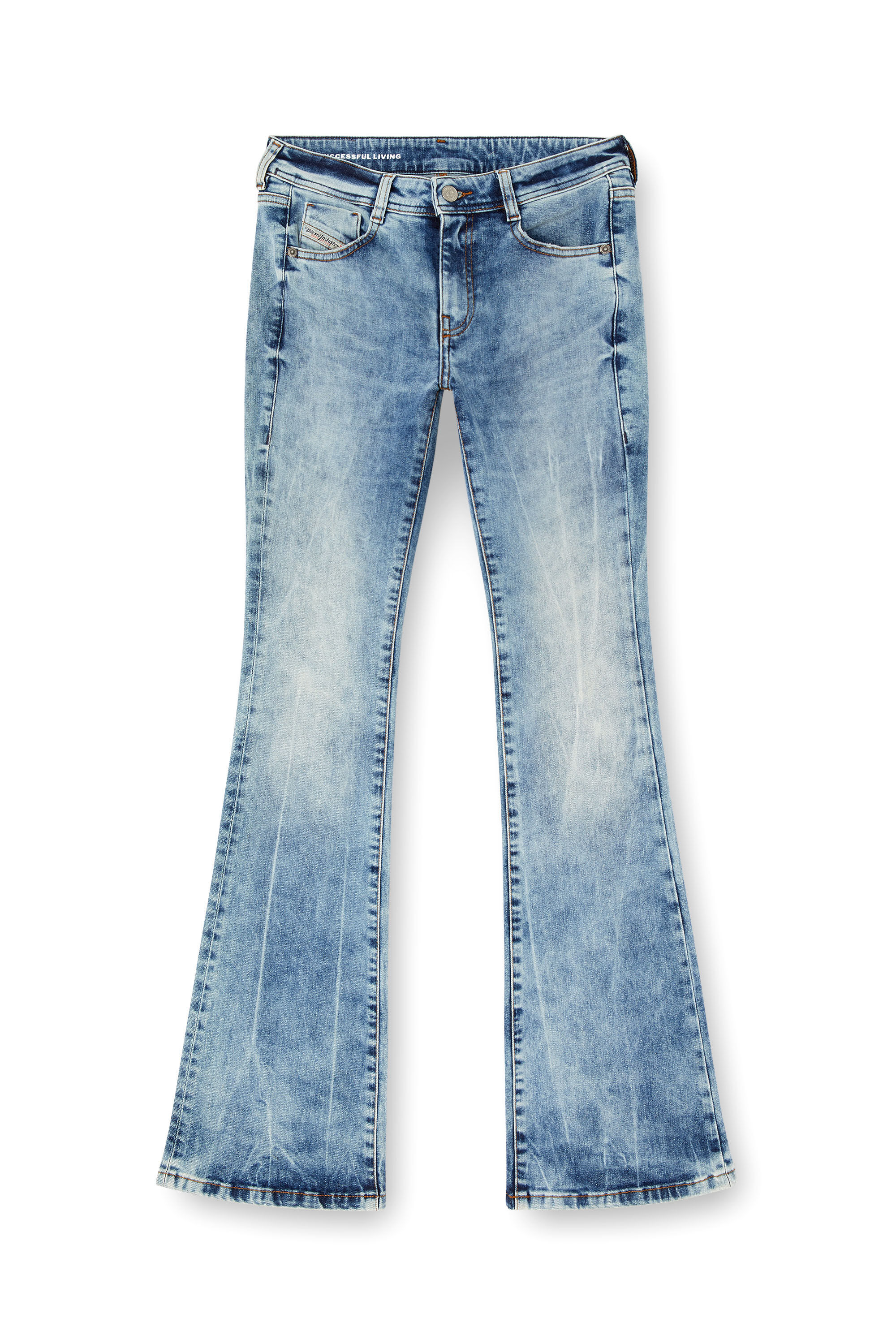 Diesel - Woman's Bootcut Jeans 1969 D-Ebbey 0BMBM, Light Blue - 2