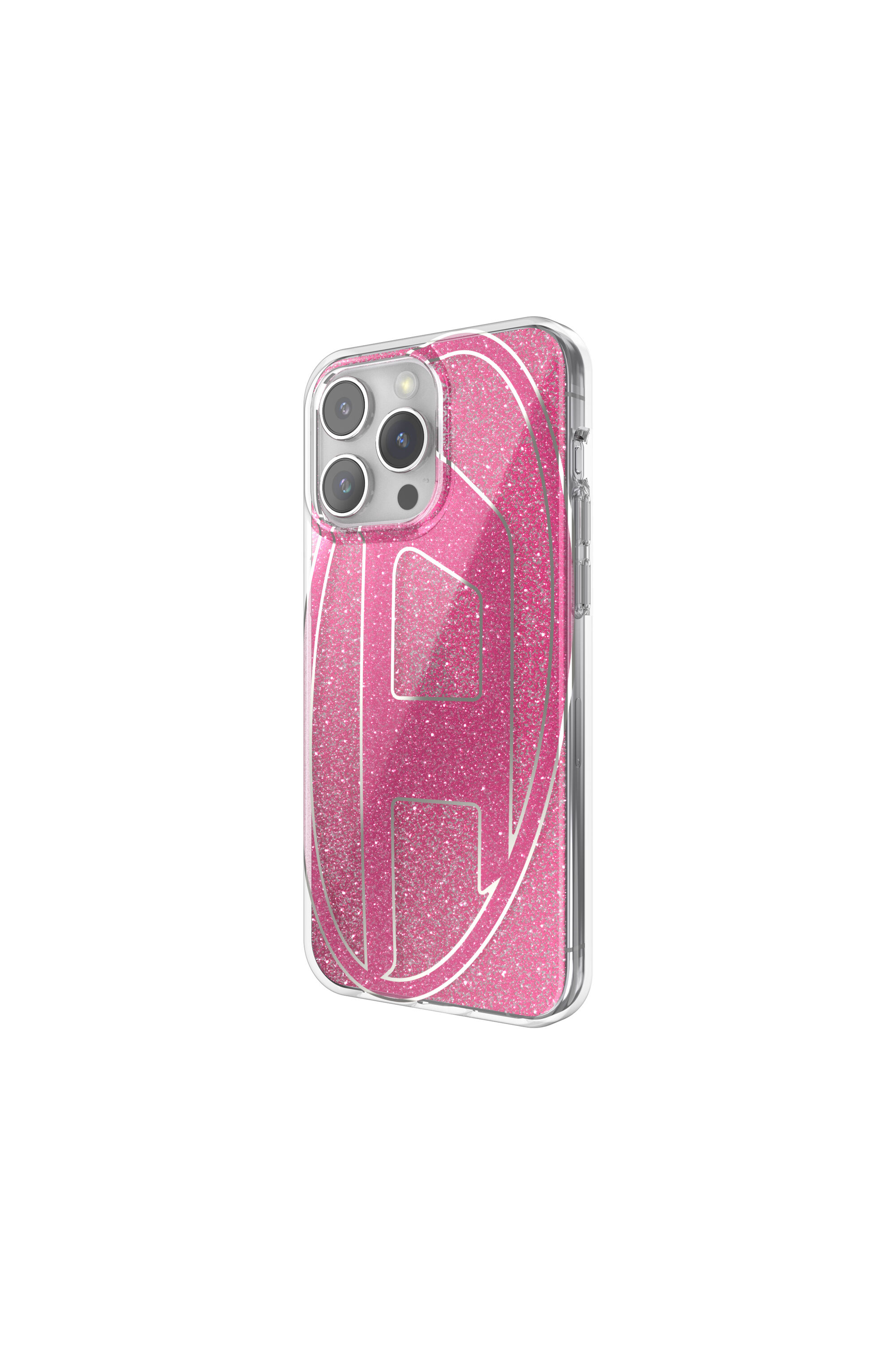 Diesel - 60037 AOP CASE, Unisex's Glitter Case for iP 15 Pro Max in Pink - 4