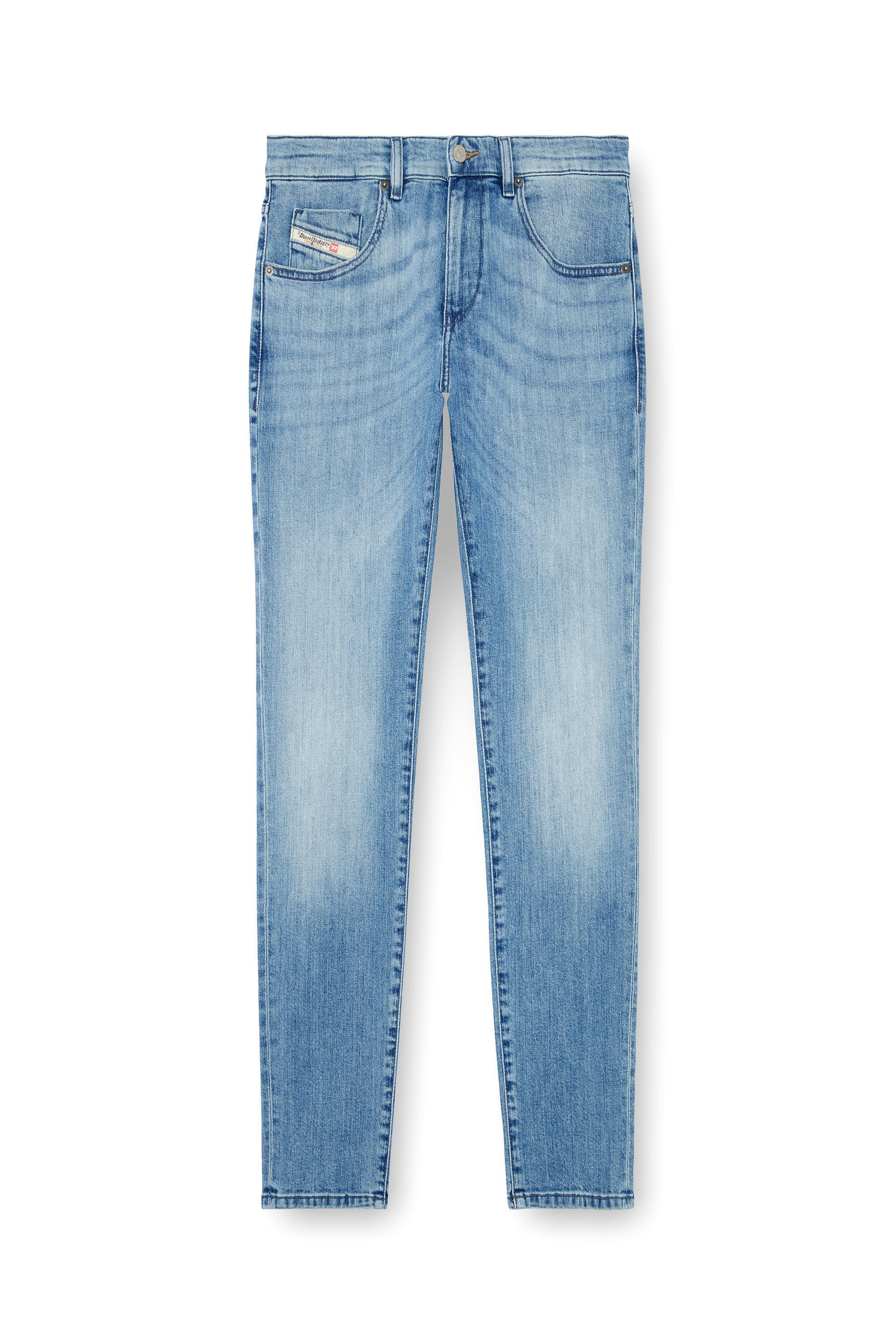 Diesel - Man's Slim Jeans 2019 D-Strukt 0GRDI, Light Blue - 2