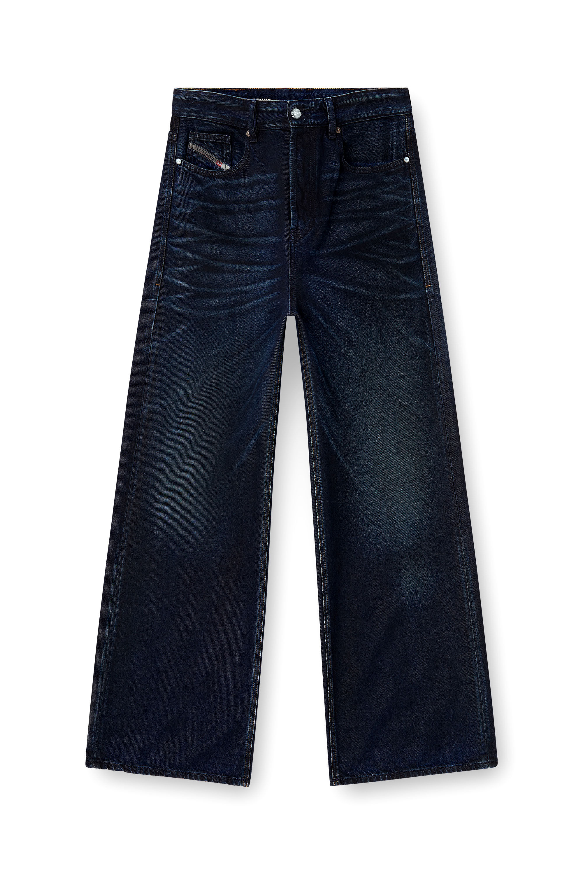 Diesel - Man's Relaxed Jeans D-Rise 09N21, Dark Blue - 2