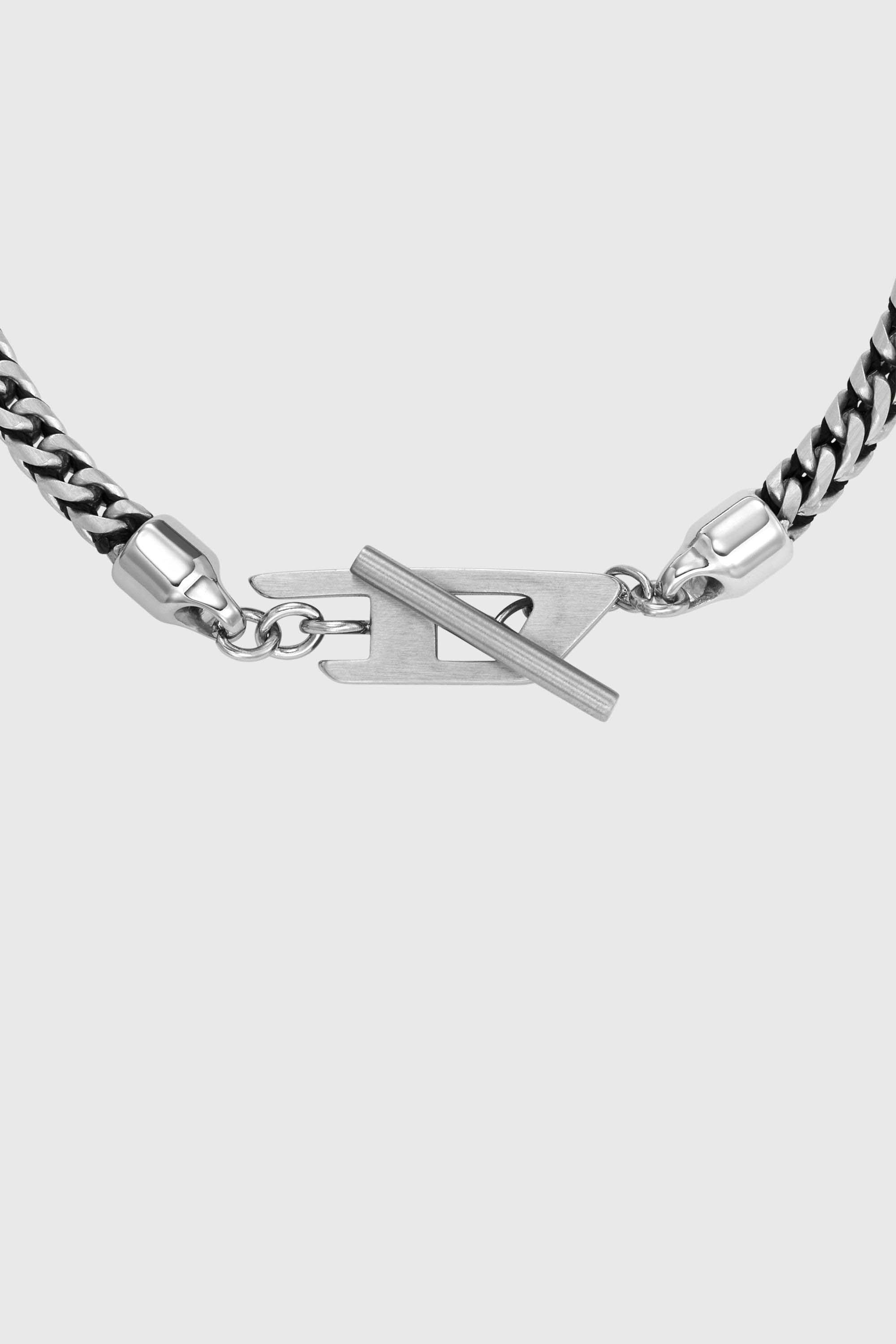 Diesel - DX1551040 JEWEL, Unisex's Stainless Steel Chain Bracelet in Silver/Black - 2