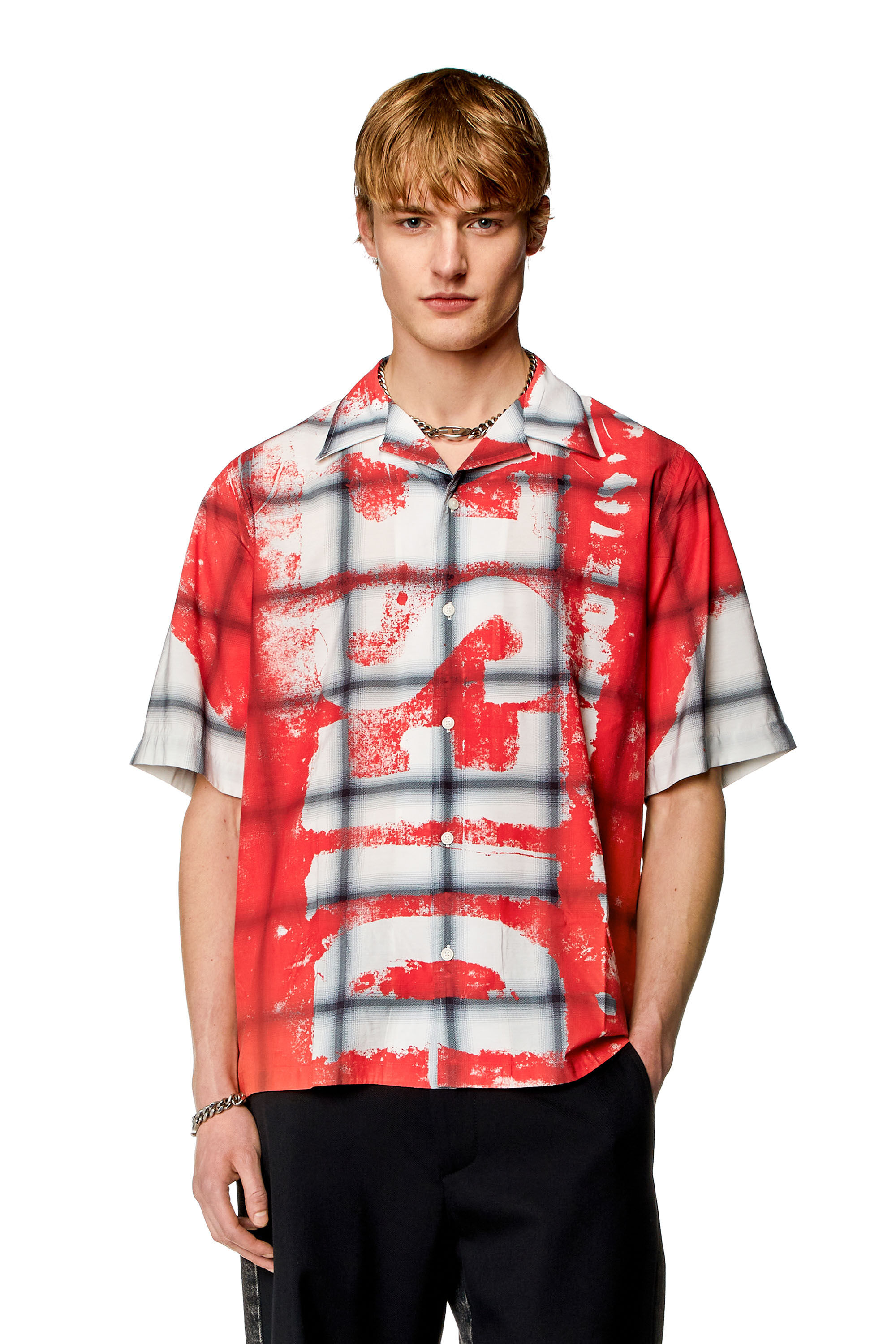 Diesel - S-NABIL, White/Red - Image 3