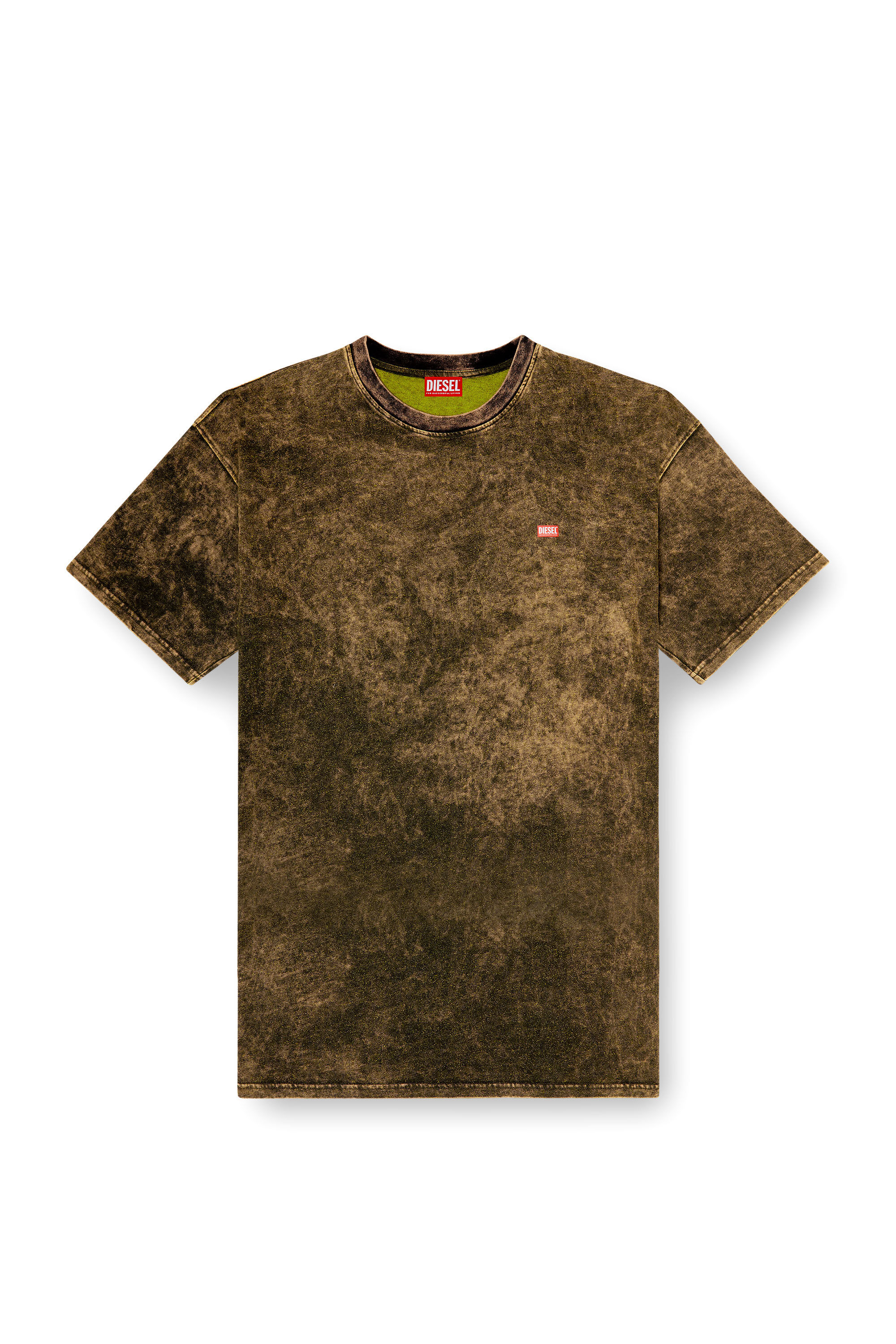 Diesel - T-BOXT-T4, Man's Jersey t-shirt with logo in Military Green - 2