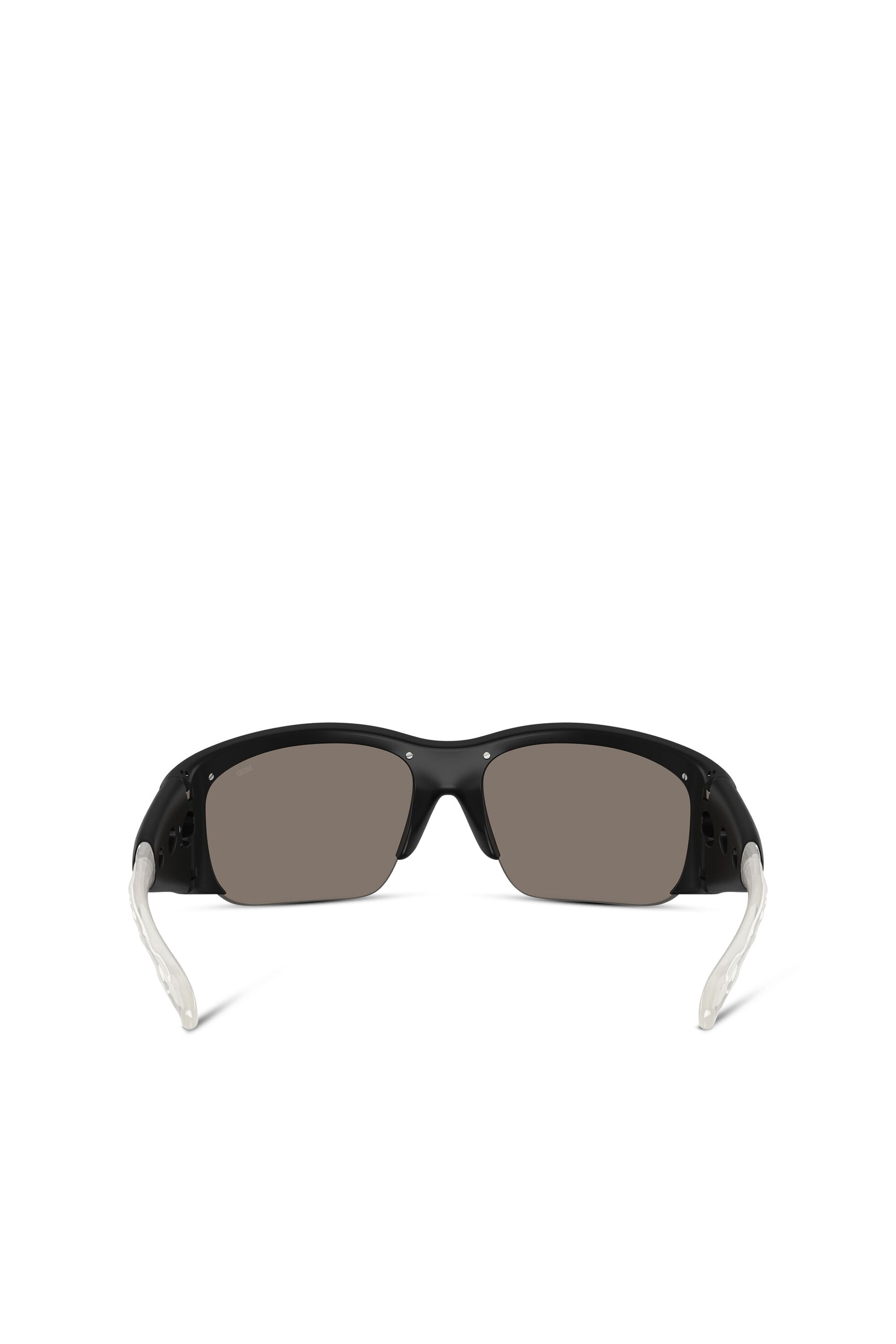 Diesel - 0DL3016U, Unisex's Wrap-around shape sunglasses in Black/Grey - 3