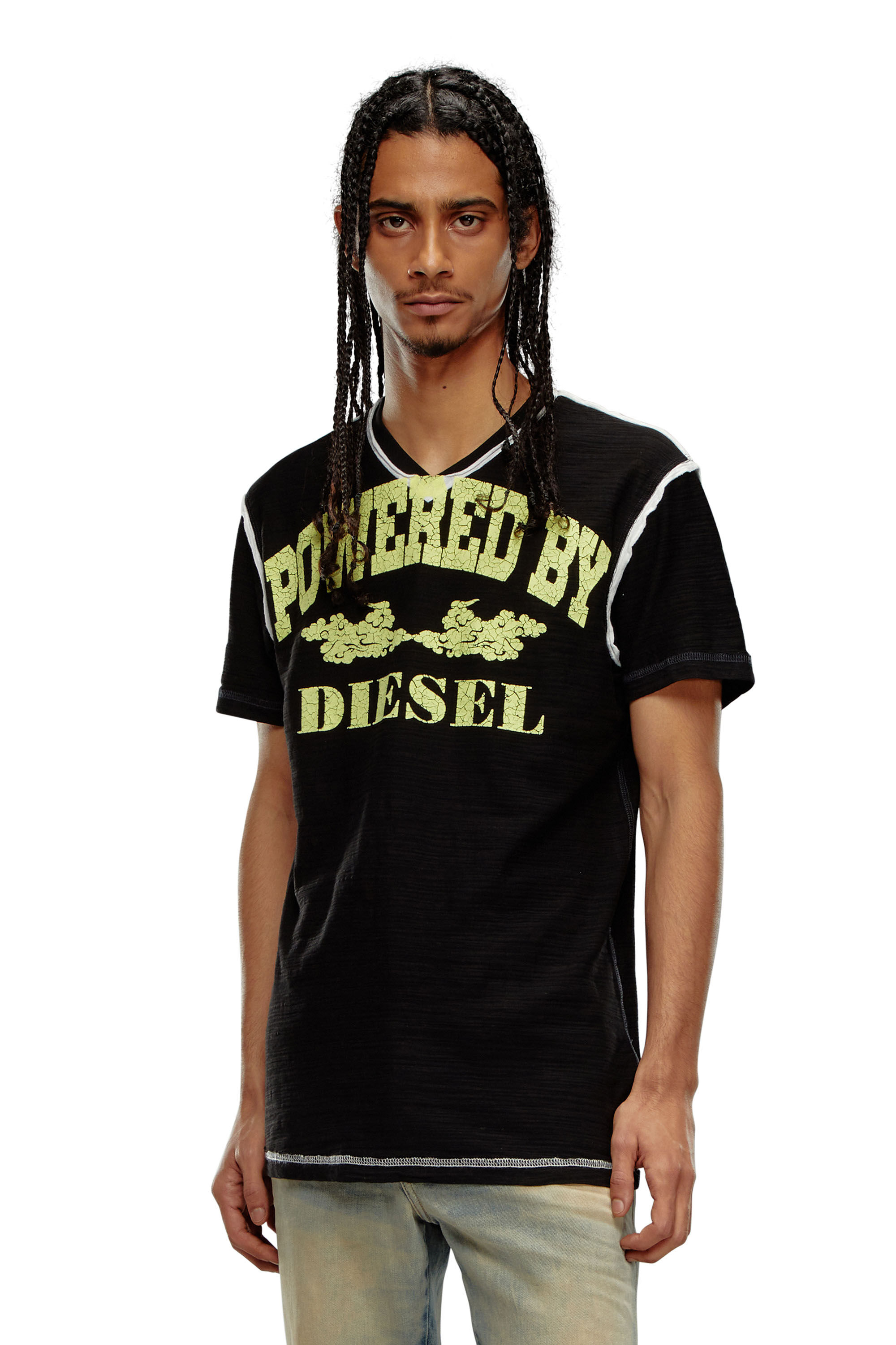 Diesel - T-DIEGOR-V-RAW, Black - Image 3