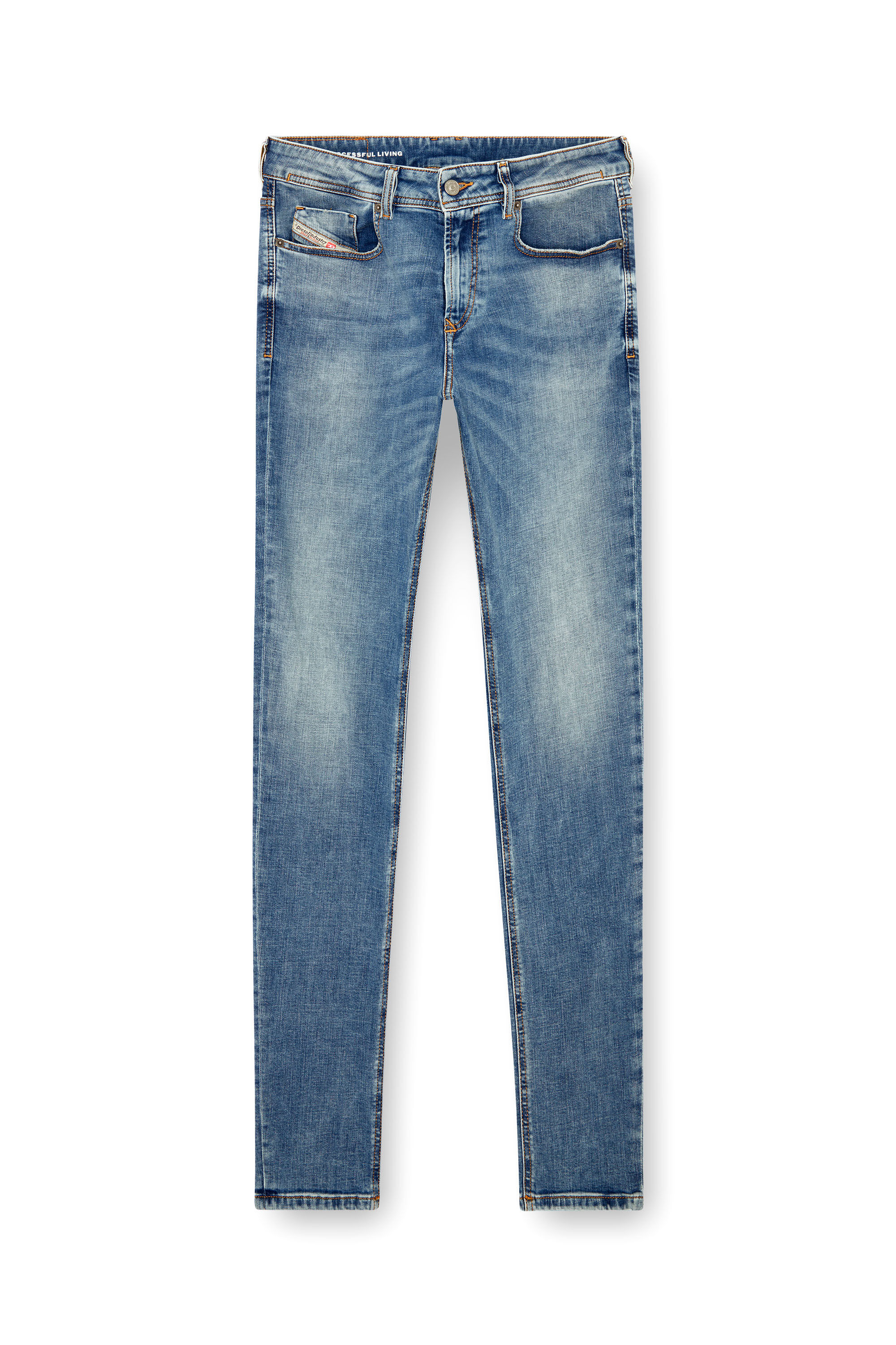 Diesel - Man's Skinny Jeans 1979 Sleenker 09J21, Light Blue - 2