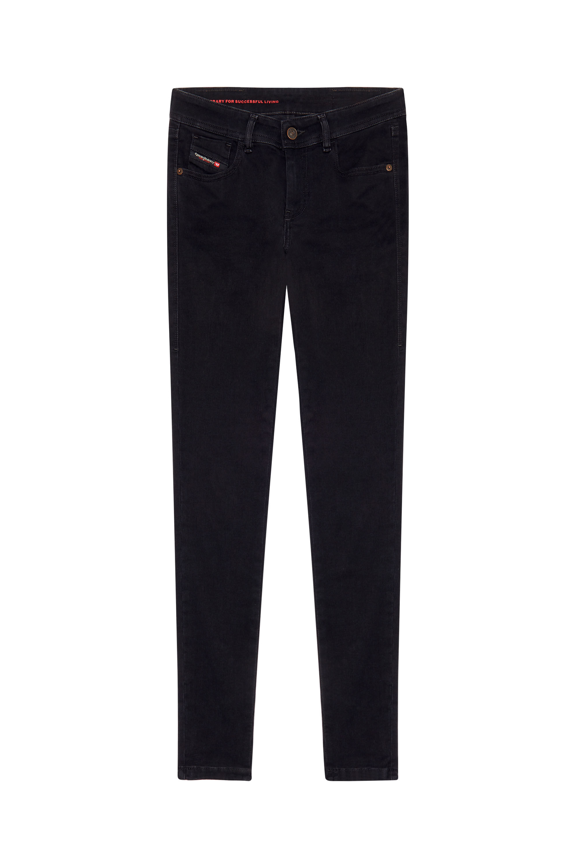 Diesel - Super skinny Jeans 2018 Slandy-Low Z69VW, Black/Dark grey - Image 2