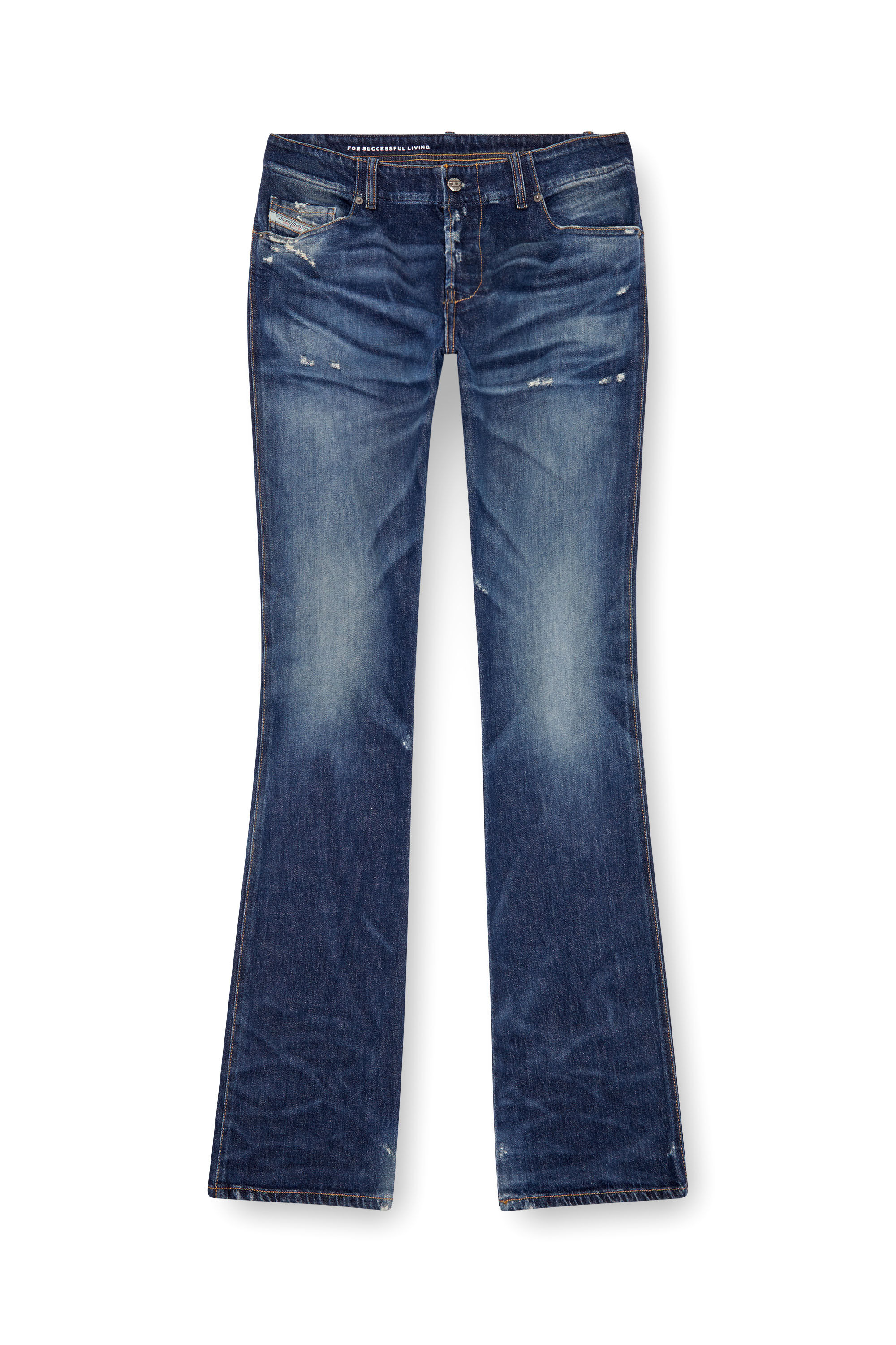 Diesel - Man Bootcut Jeans D-Backler 09J56, Dark Blue - Image 2