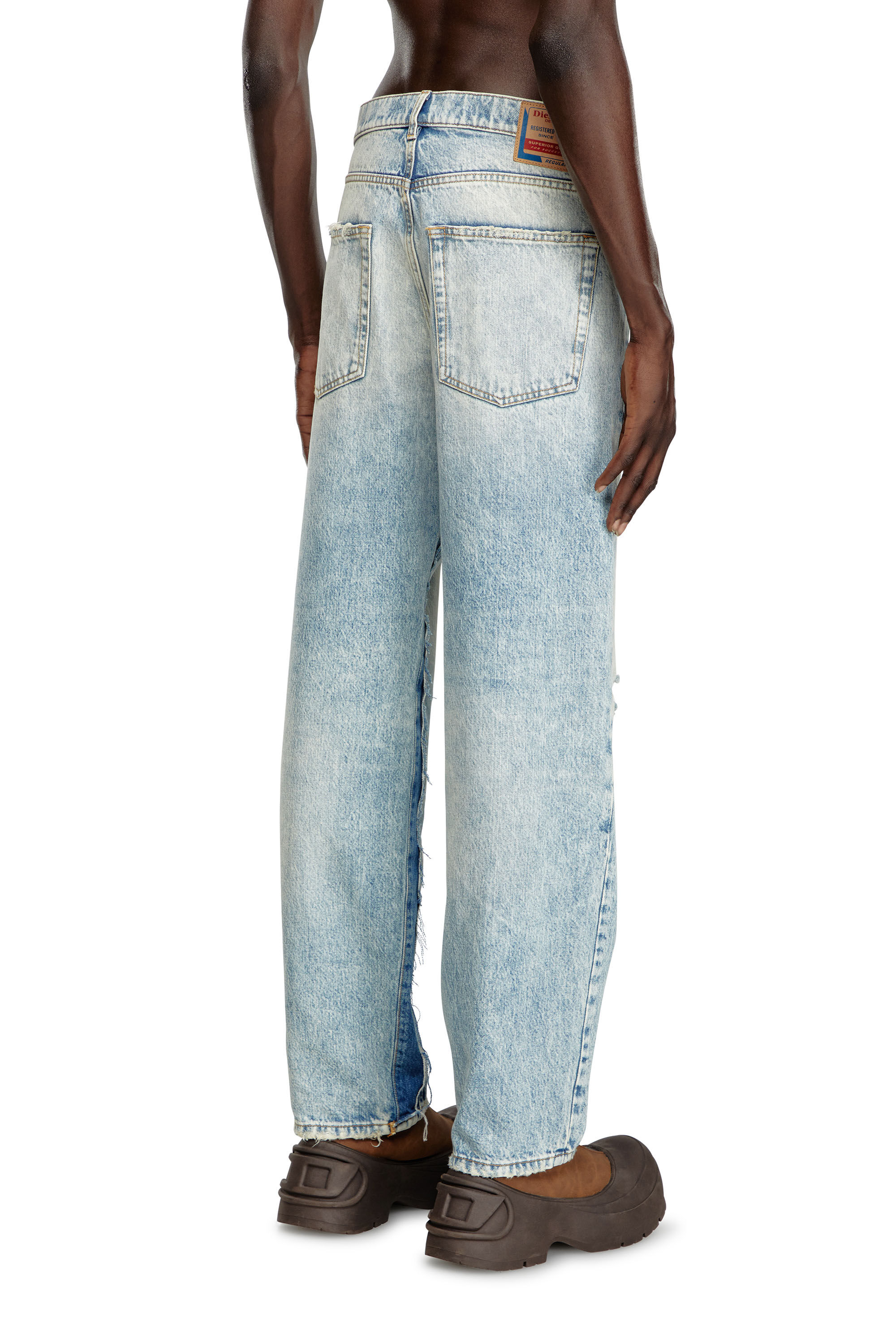 Diesel - Man's Straight Jeans D-Fire 0AJEN, Light Blue - 4