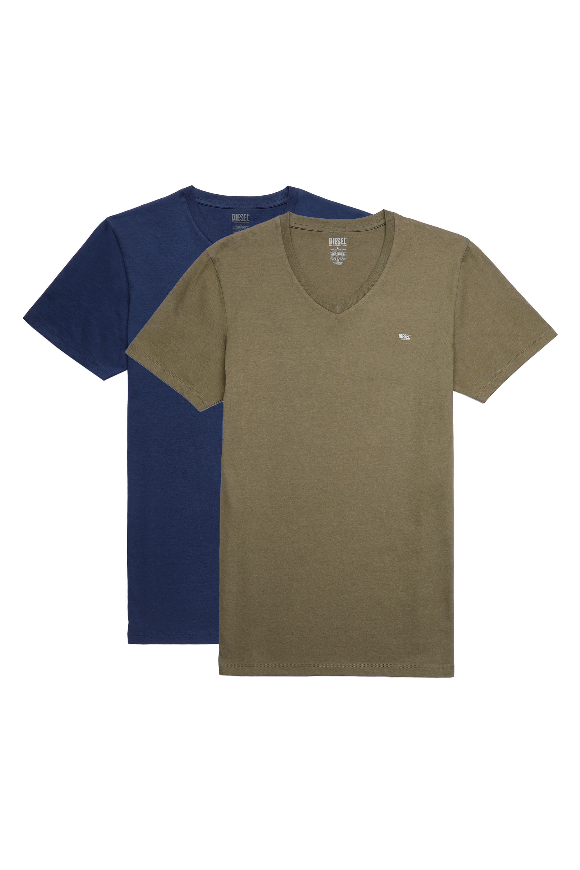 Diesel - UMTEE-MICHAEL-TUBE-TWOPACK, Blue/Green - Image 1