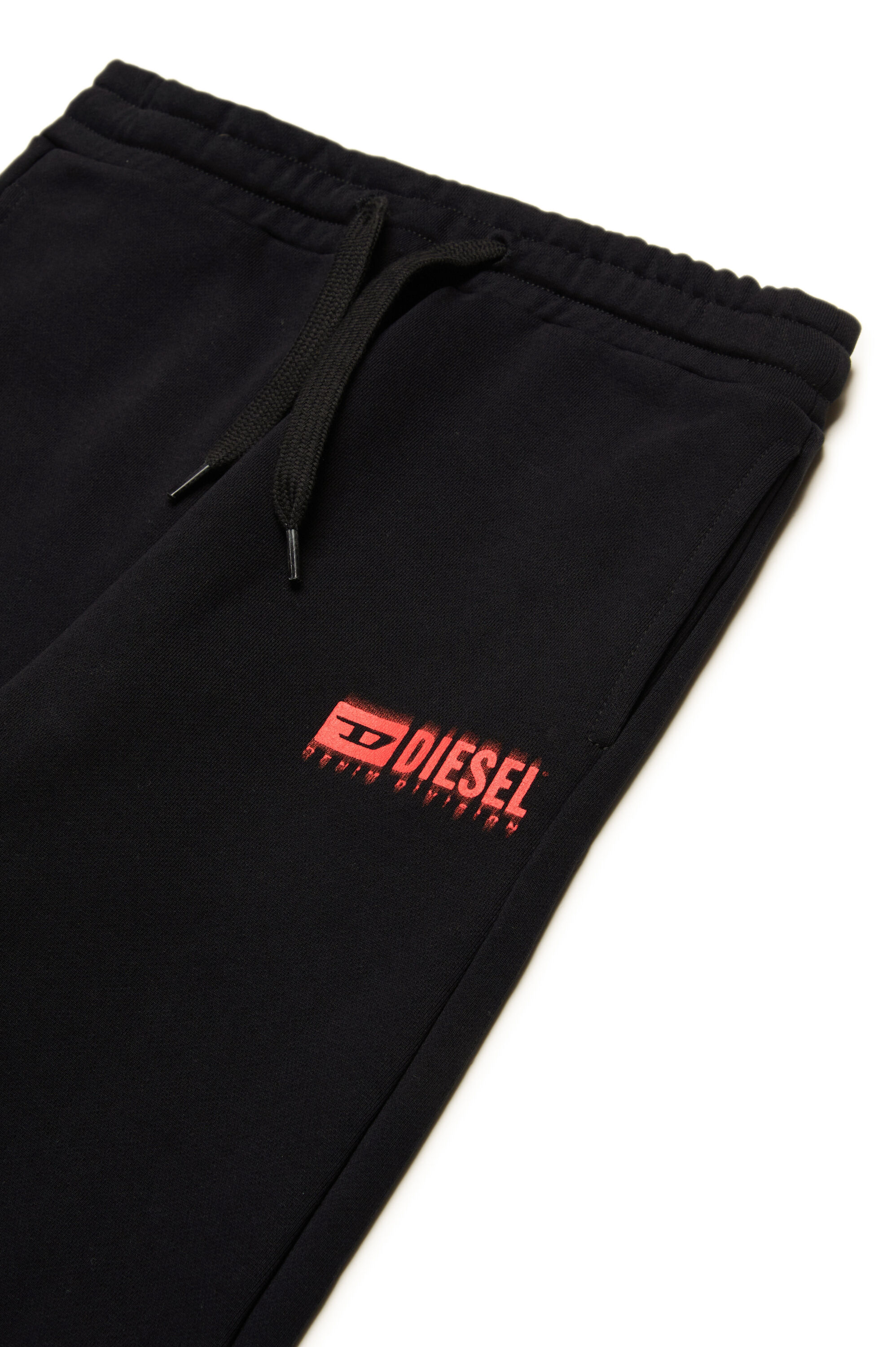 Diesel - PBASEL, Man's Sweatpants with d&eacute;grad&eacute; logo in Black - 3