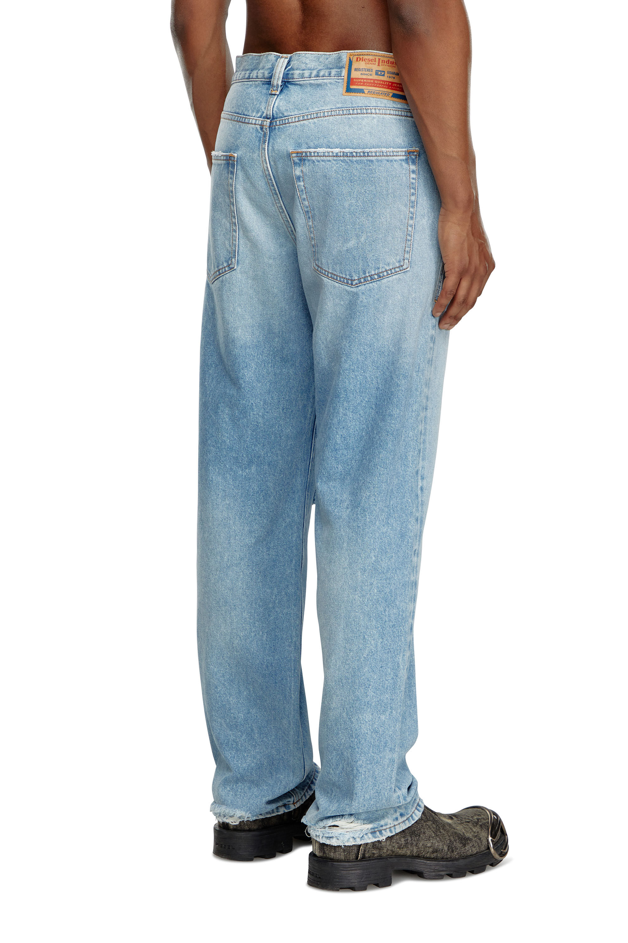 Diesel - Straight Jeans 2010 D-Macs 09J80, Light Blue - Image 4