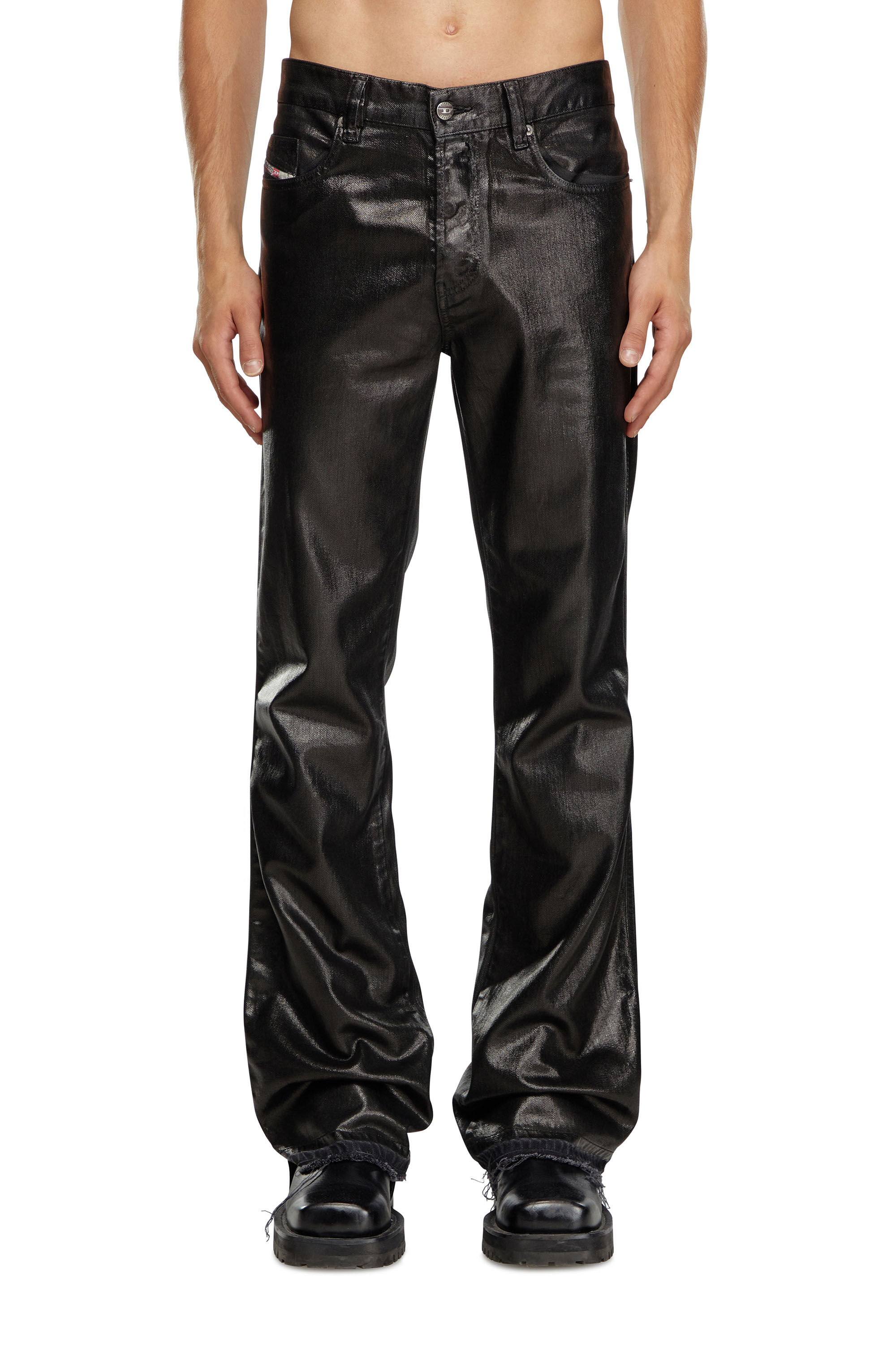 Diesel - Man's Bootcut Jeans 1998 D-Buck 068MR, Black/Dark grey - 3