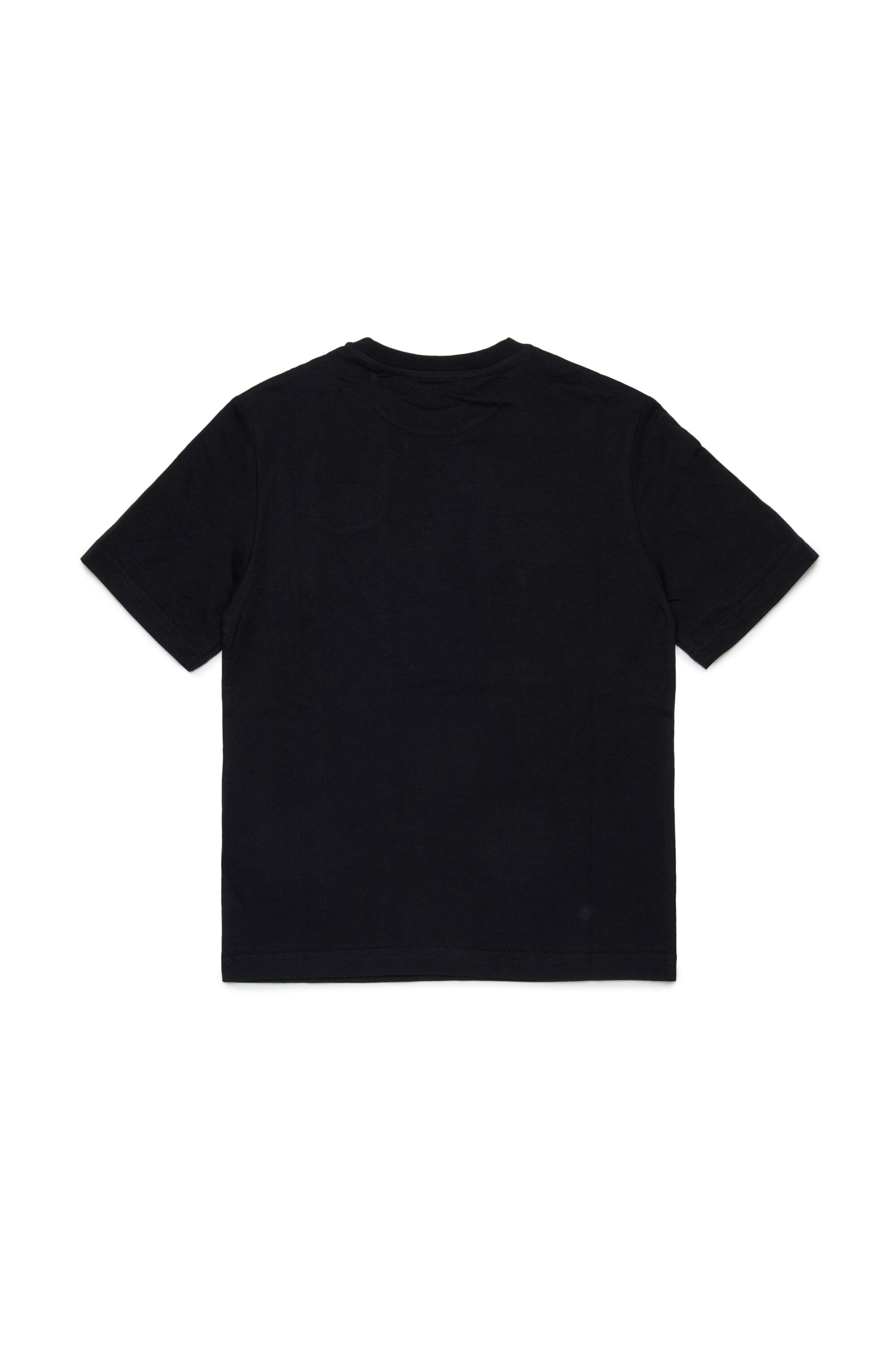 Diesel - TBONNIE OVER, Man's Cotton T-shirt with logo print in Black - 2