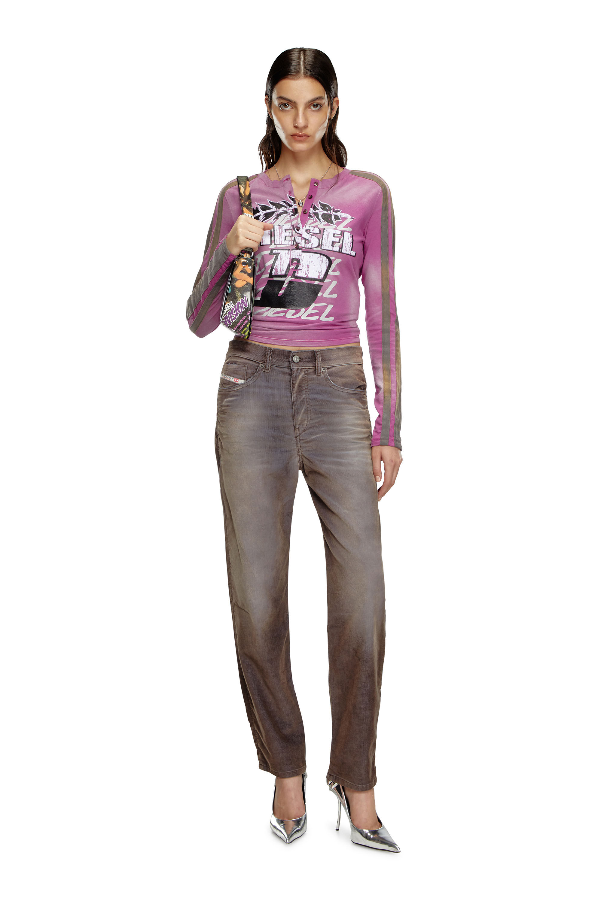 Diesel - Woman's Regular Jeans 2016 D-Air 003II, Grey - 1