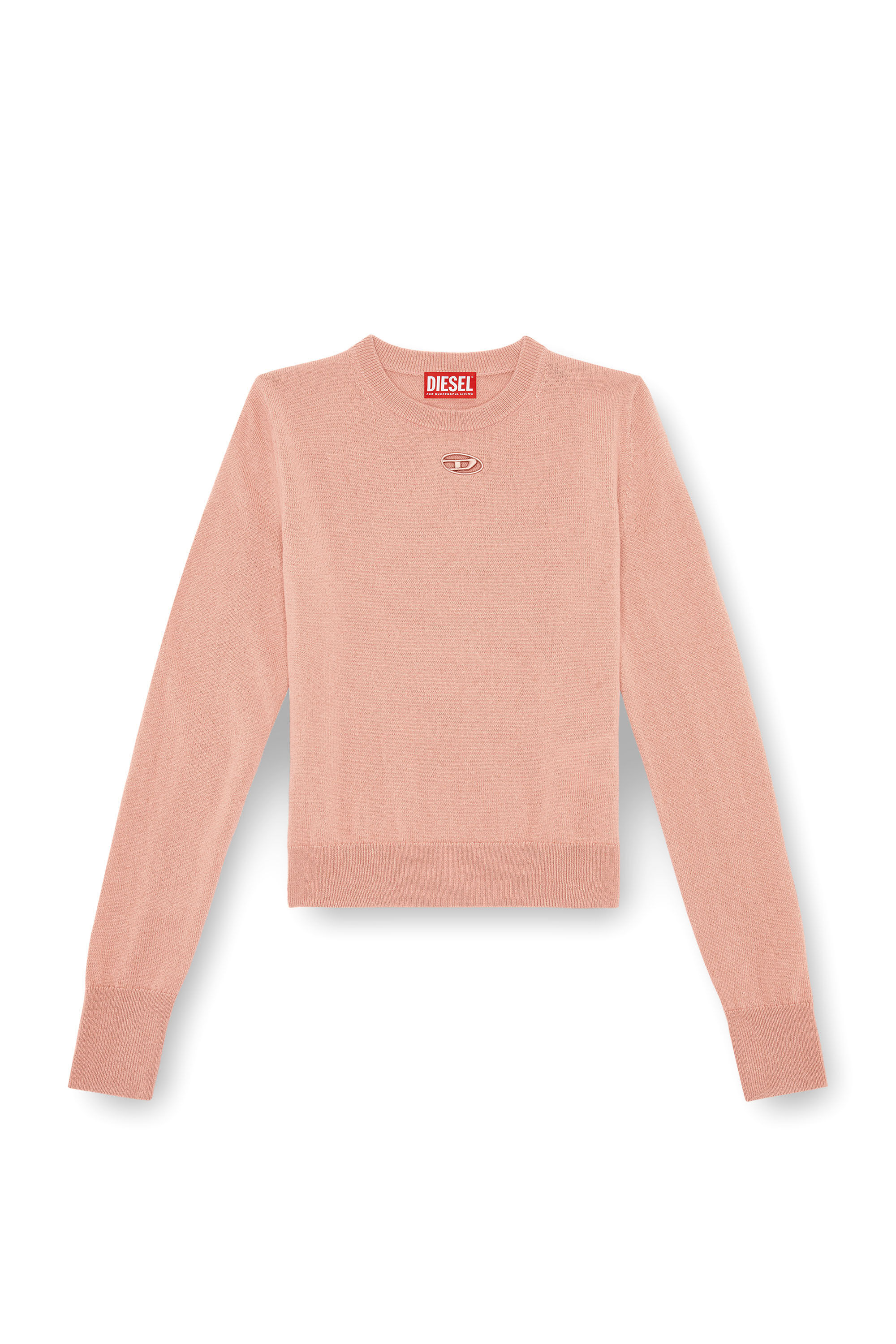 Diesel - M-AREESAX, Woman's Wool and cashmere top in Pink - 2