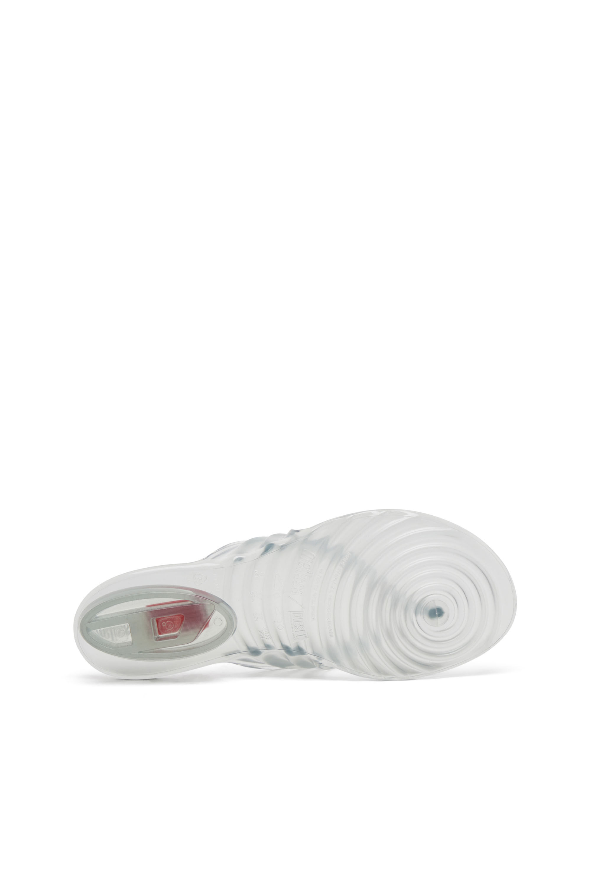 Diesel - MELISSA QUANTUM THONG, Woman's Sculptural flip-flops in Melflex® in Light Grey - 5