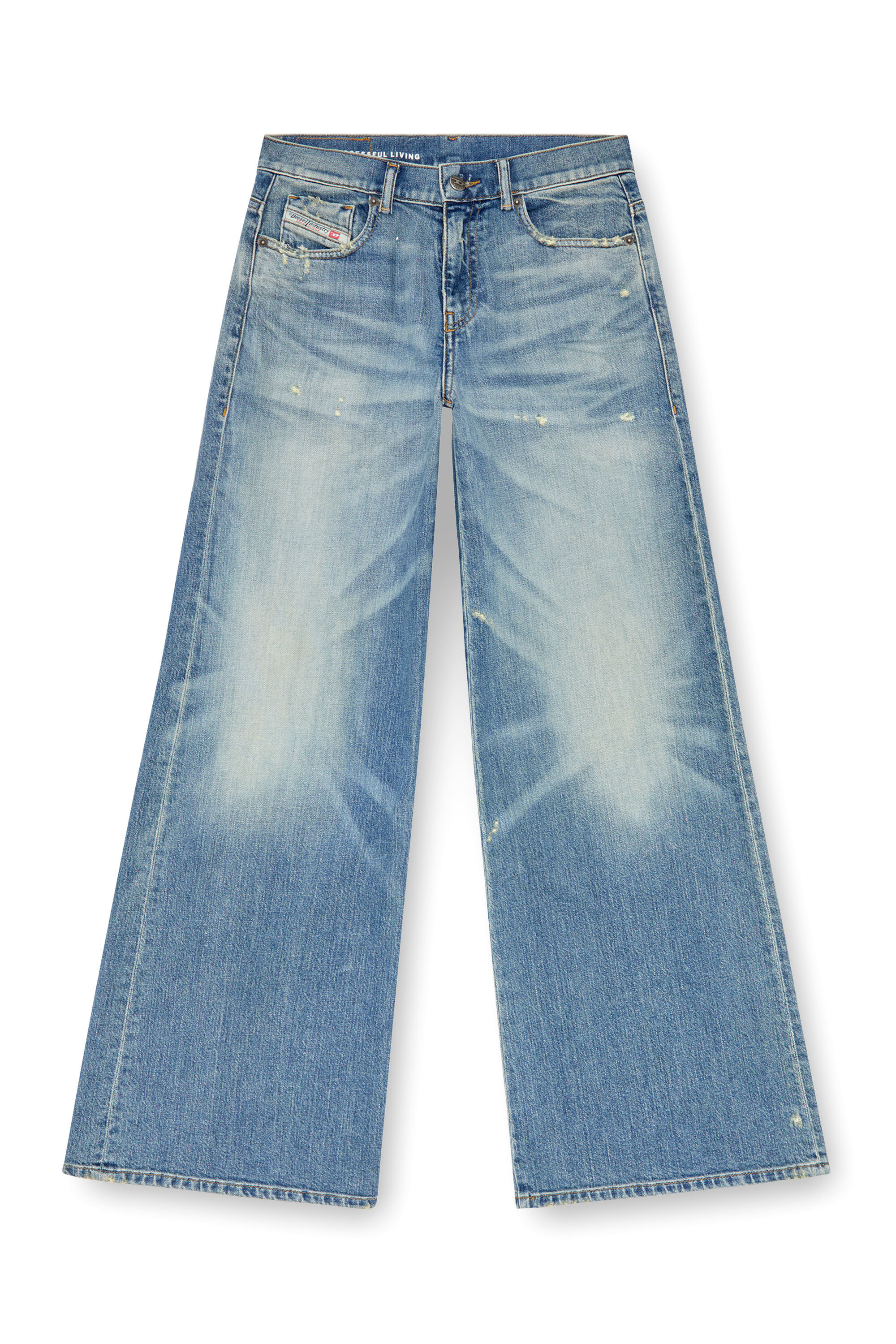 Diesel - Woman's Bootcut and Flare Jeans 1978 D-Akemi 09J44, Medium blue - 2