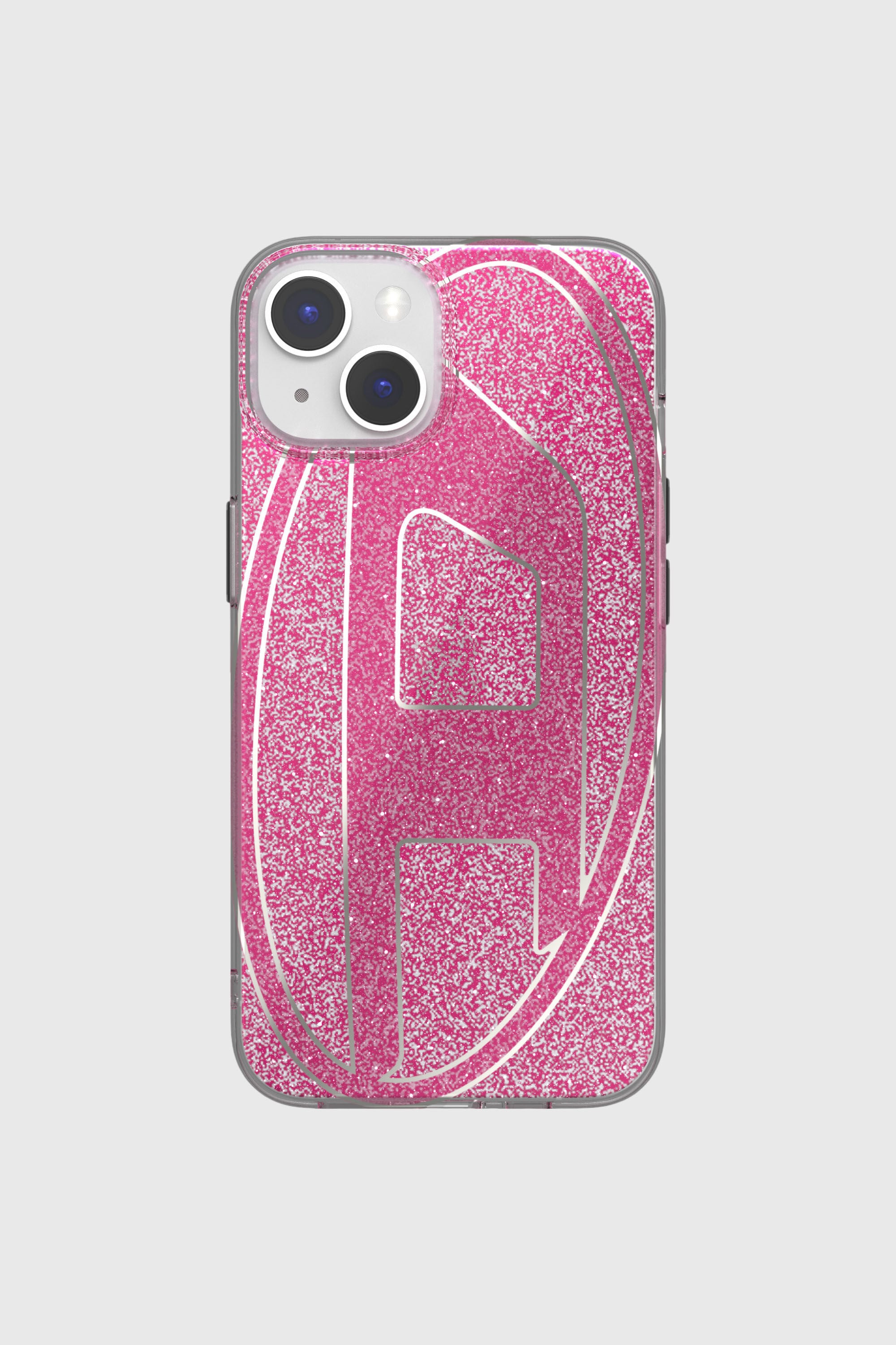 Diesel - 60034 AOP CASE, Unisex's Glitter Case for iP 13/ 14 in Pink - 2