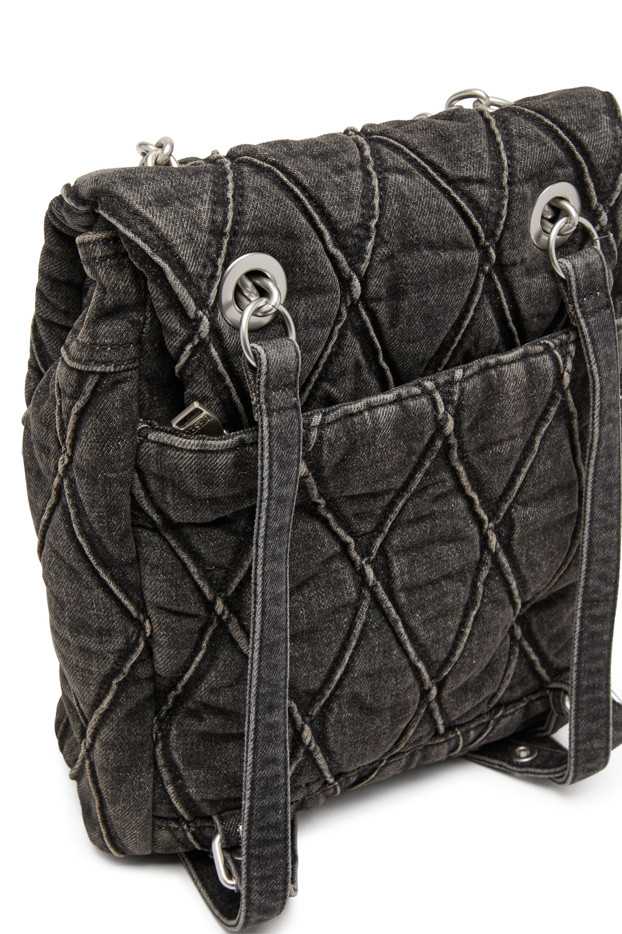 Diesel - CHARM-D BACKPACK S, Black - Image 5