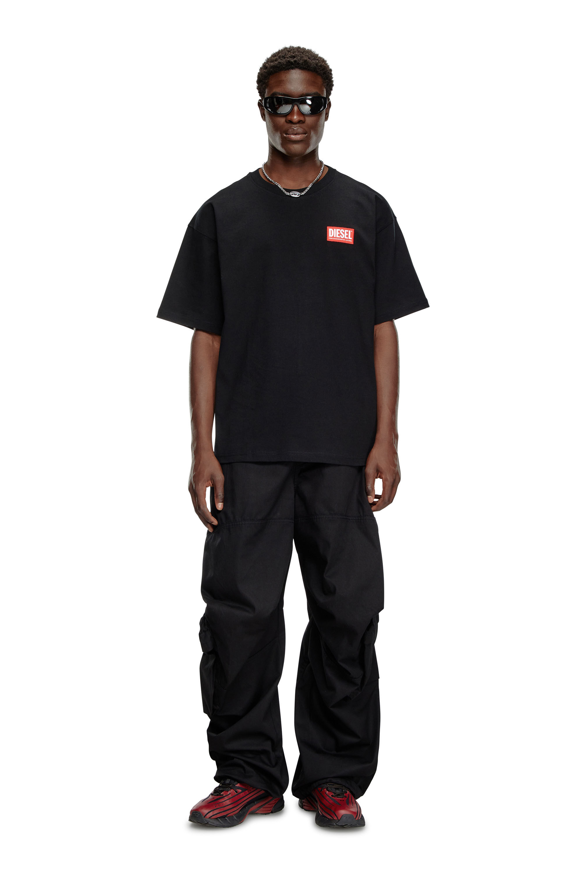 Diesel - T-BOXT-LAB, Black - Image 1