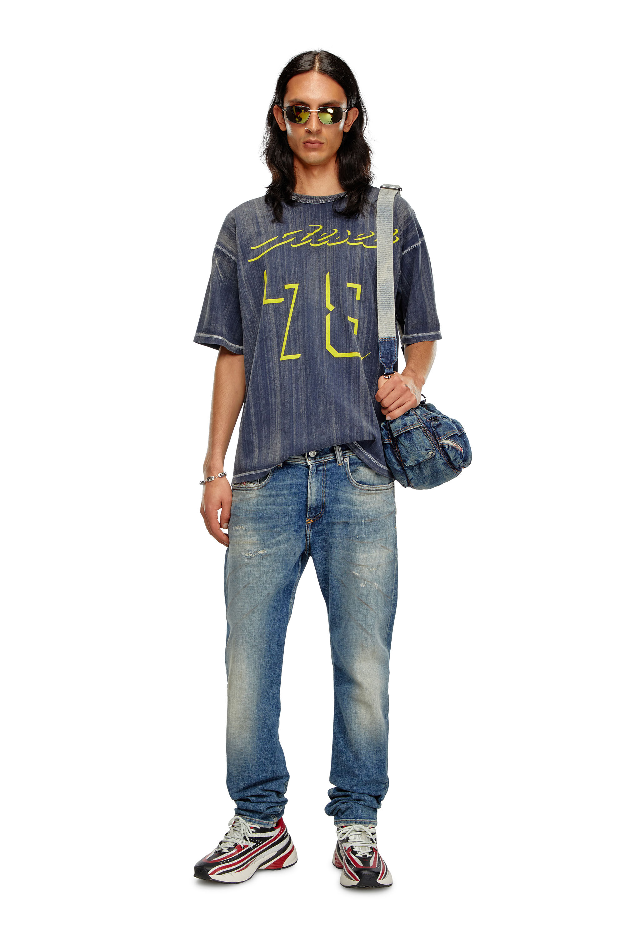 Diesel - Man's Skinny Jeans 1979 Sleenker 09J22, Medium blue - 1