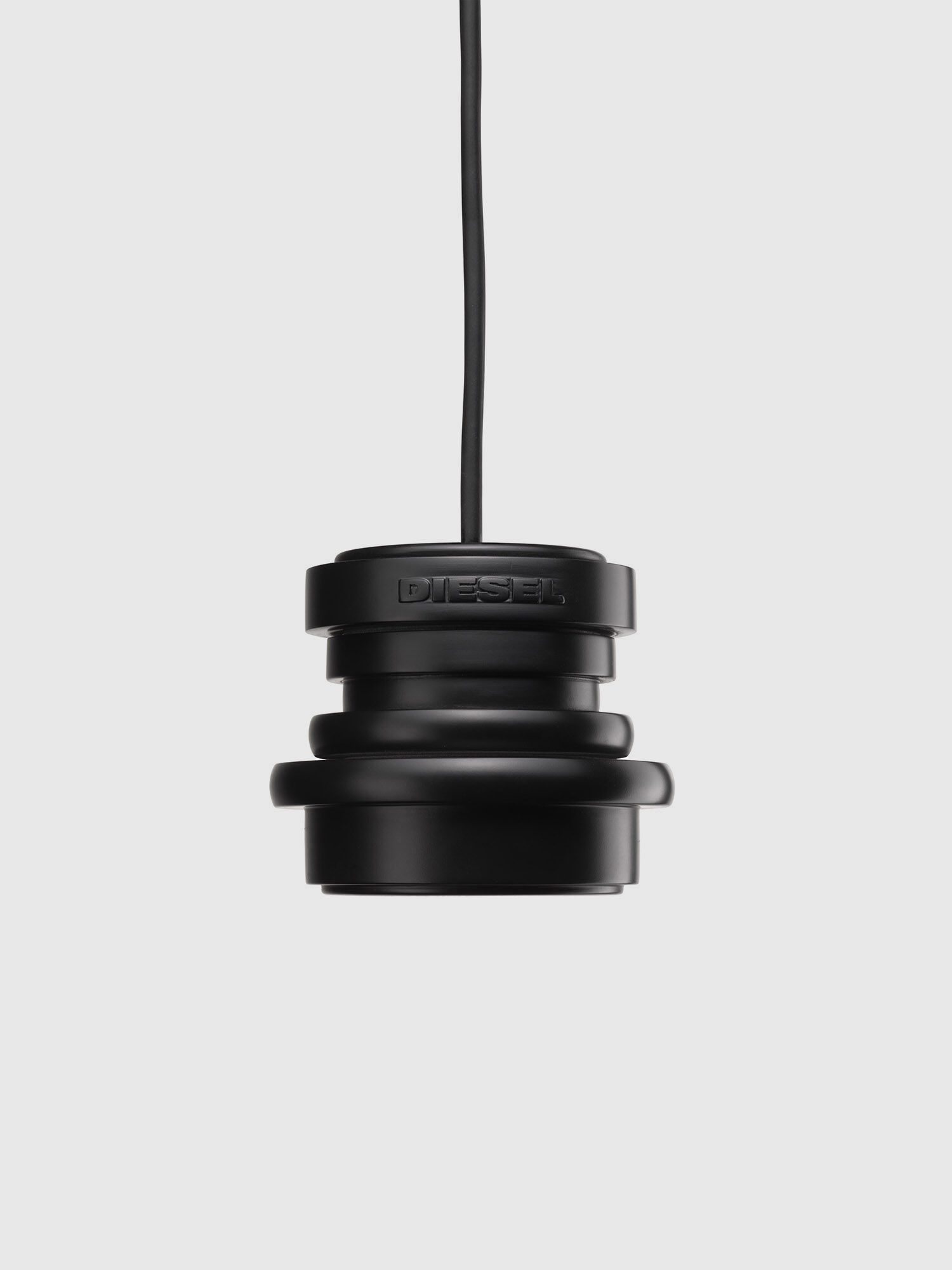 Diesel - TOOL PICCOLA SOSP, Unisex's Small lighting inspired by a reflex camera lens in Black - 1