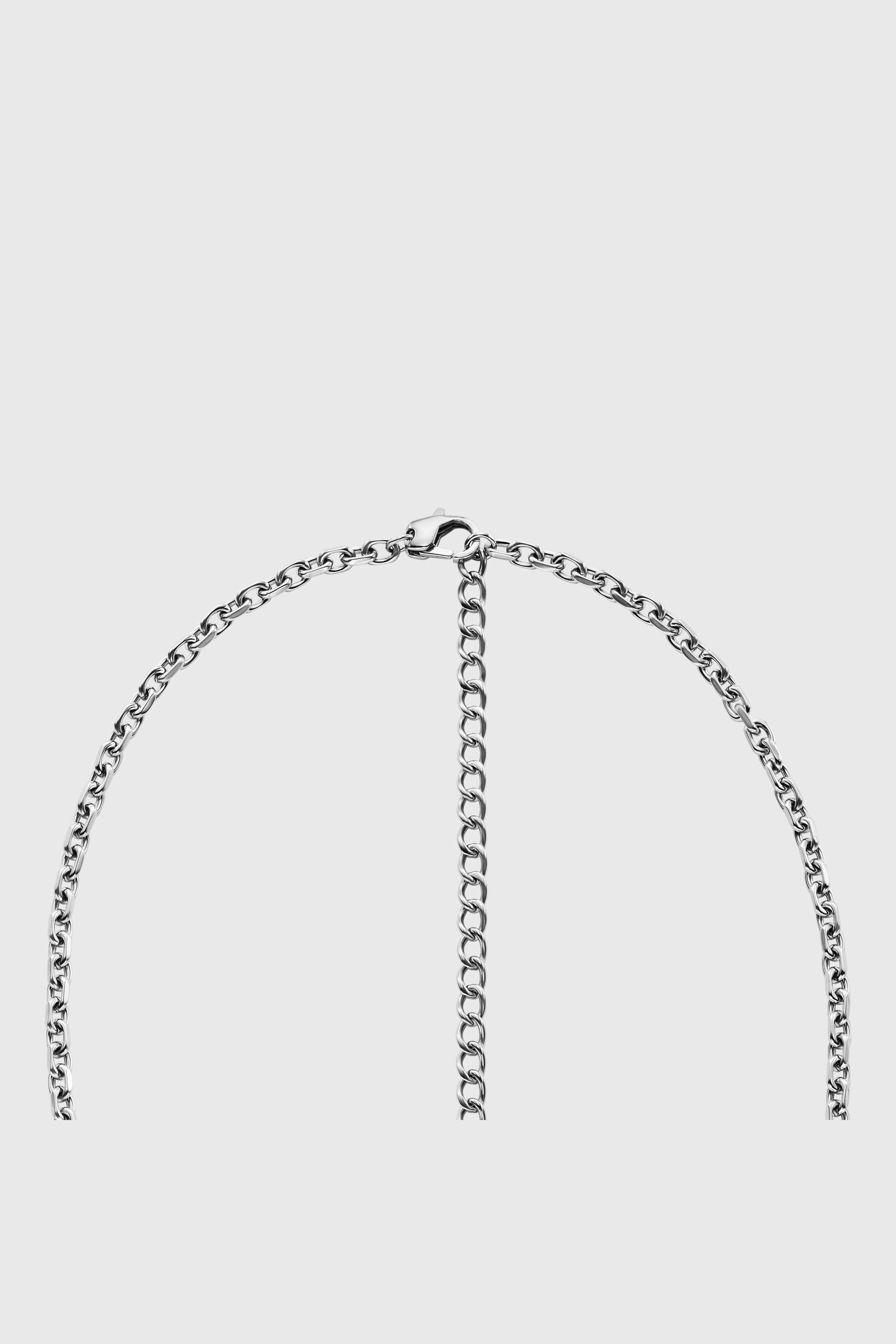 Diesel - DX1745040, Unisex's Stainless steel charm necklace in Silver - 3