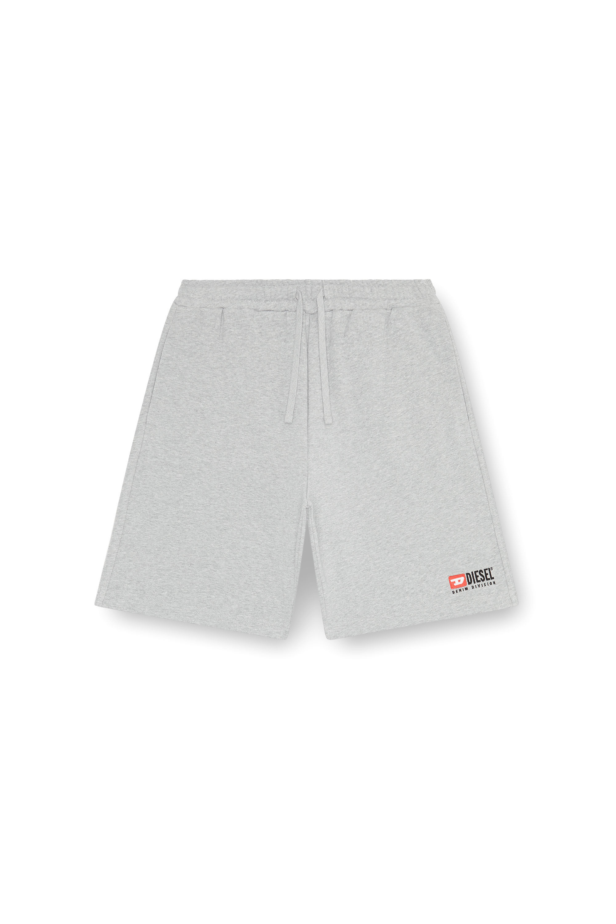 Diesel - P-CROWN-DIV, Man's Sweat shorts with embroidered logo in Grey - 2