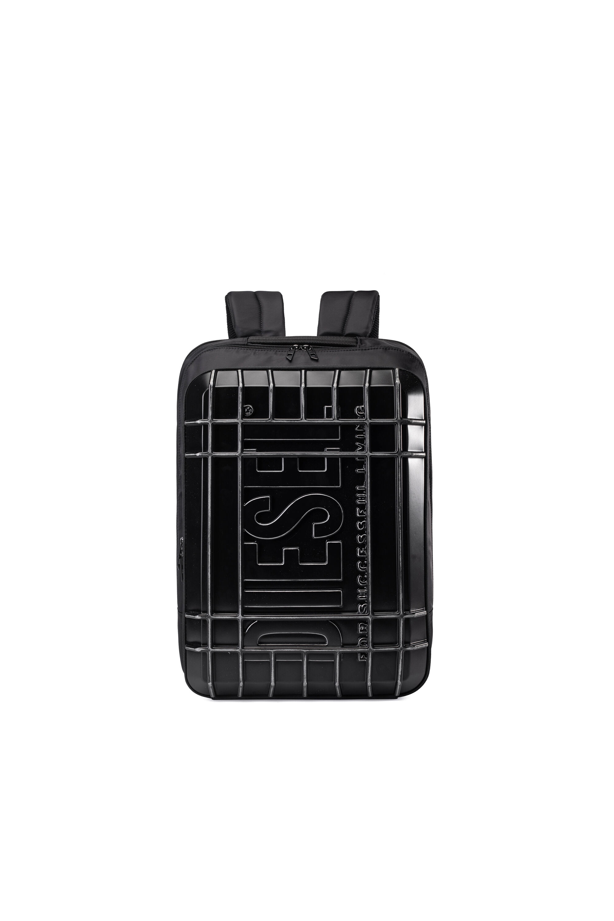 Diesel - DIESEL PC STRONG IMAGE BACKPACK- DSB005, Unisex's Rugged travel backpack in Black - 2