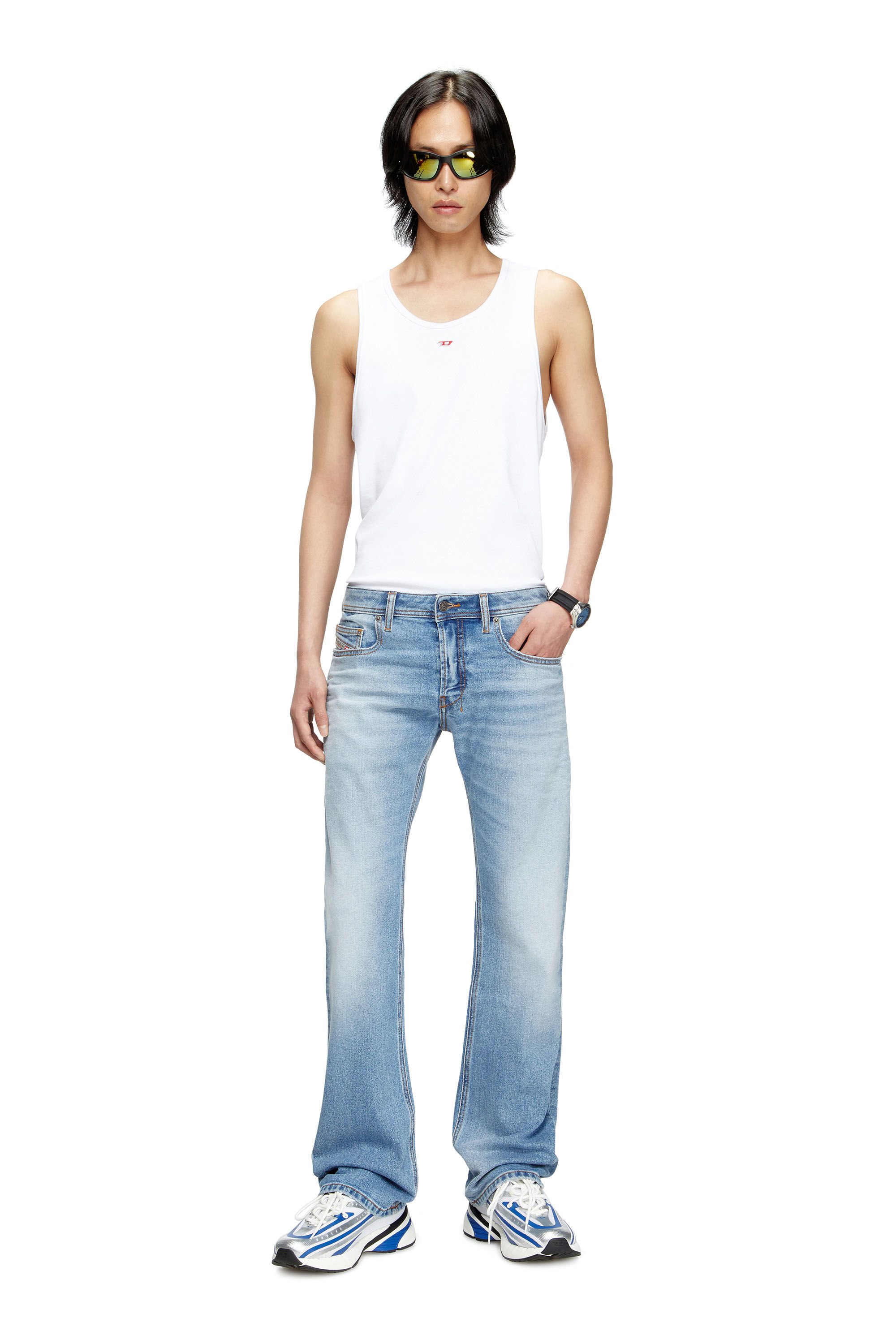 Diesel - Man's Bootcut Jeans 2007 Zatiny 0DBDV, Light Blue - 1