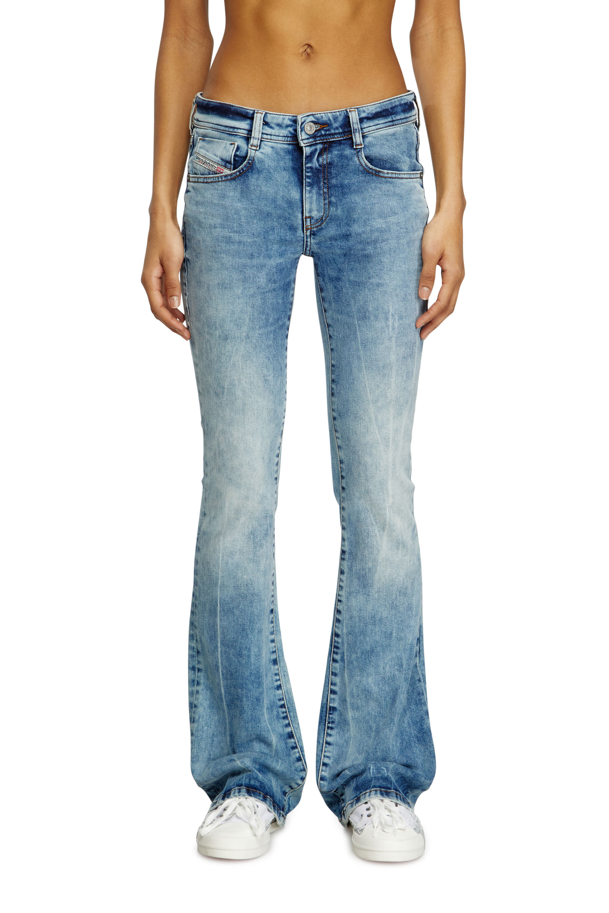 Diesel - Woman's Bootcut Jeans 1969 D-Ebbey 0BMBM, Light Blue - 3