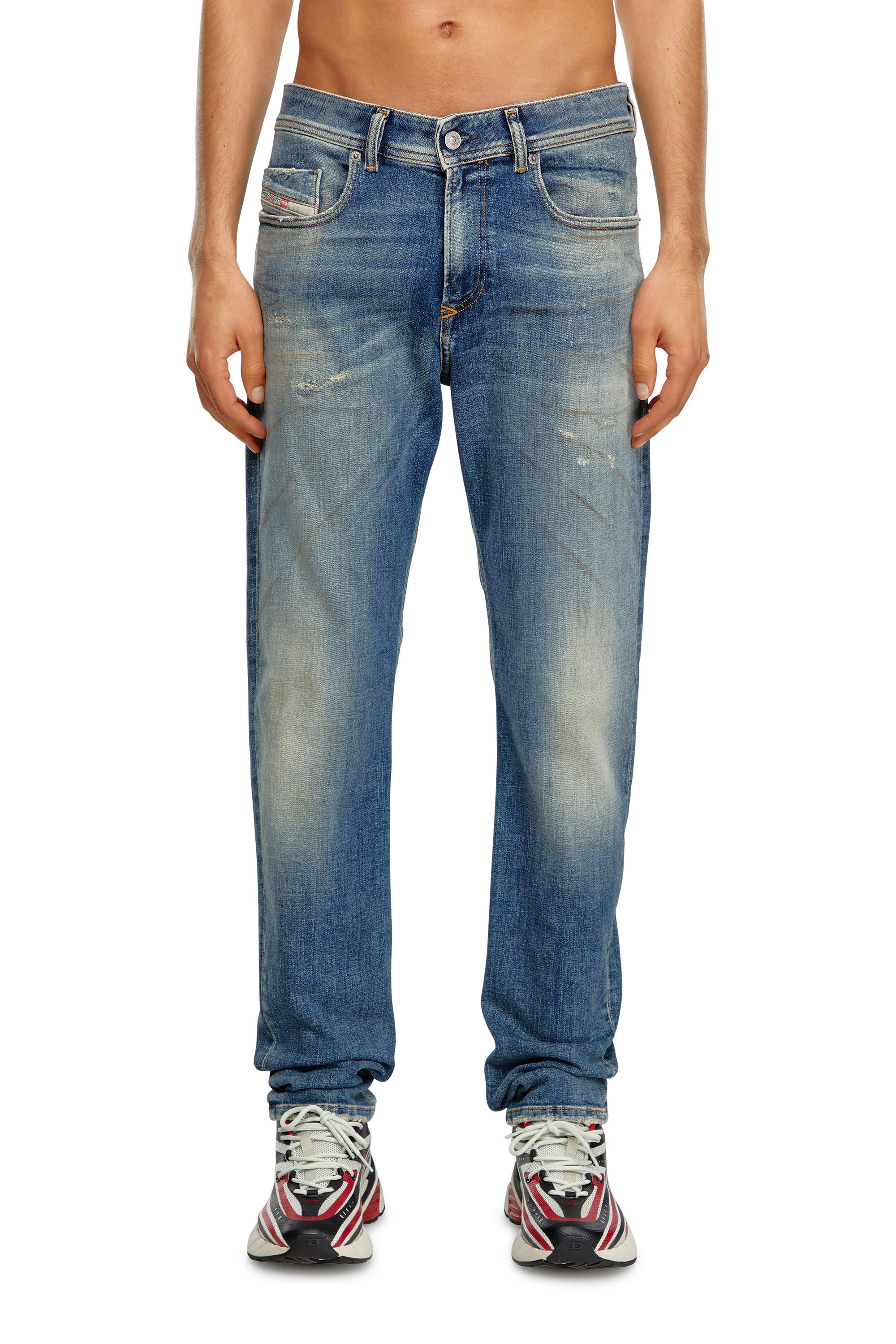 Diesel - Man's Skinny Jeans 1979 Sleenker 09J22, Medium blue - 3