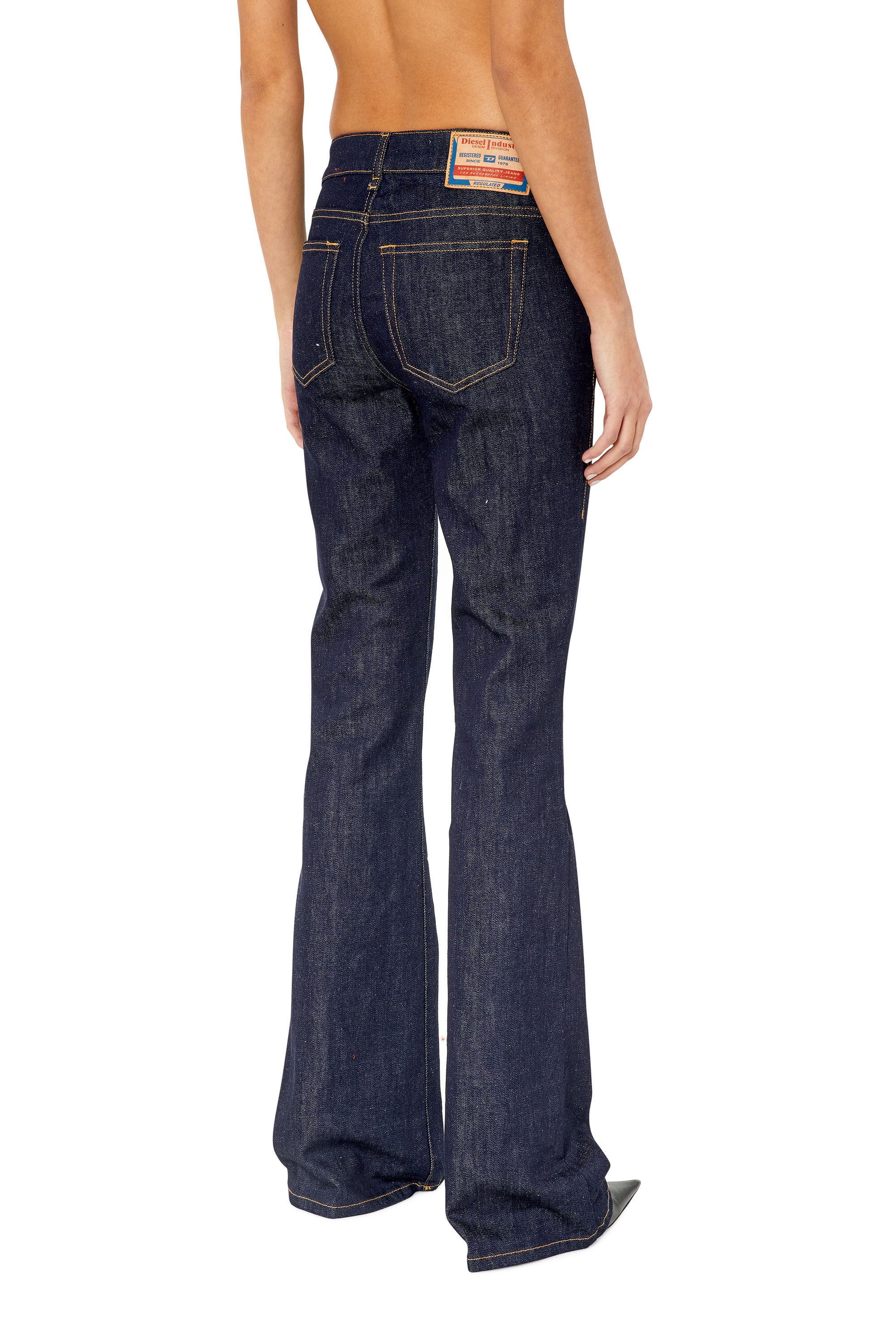 Diesel - Bootcut and Flare Jeans 1969 D-Ebbey Z9B89, Dark Blue - Image 4