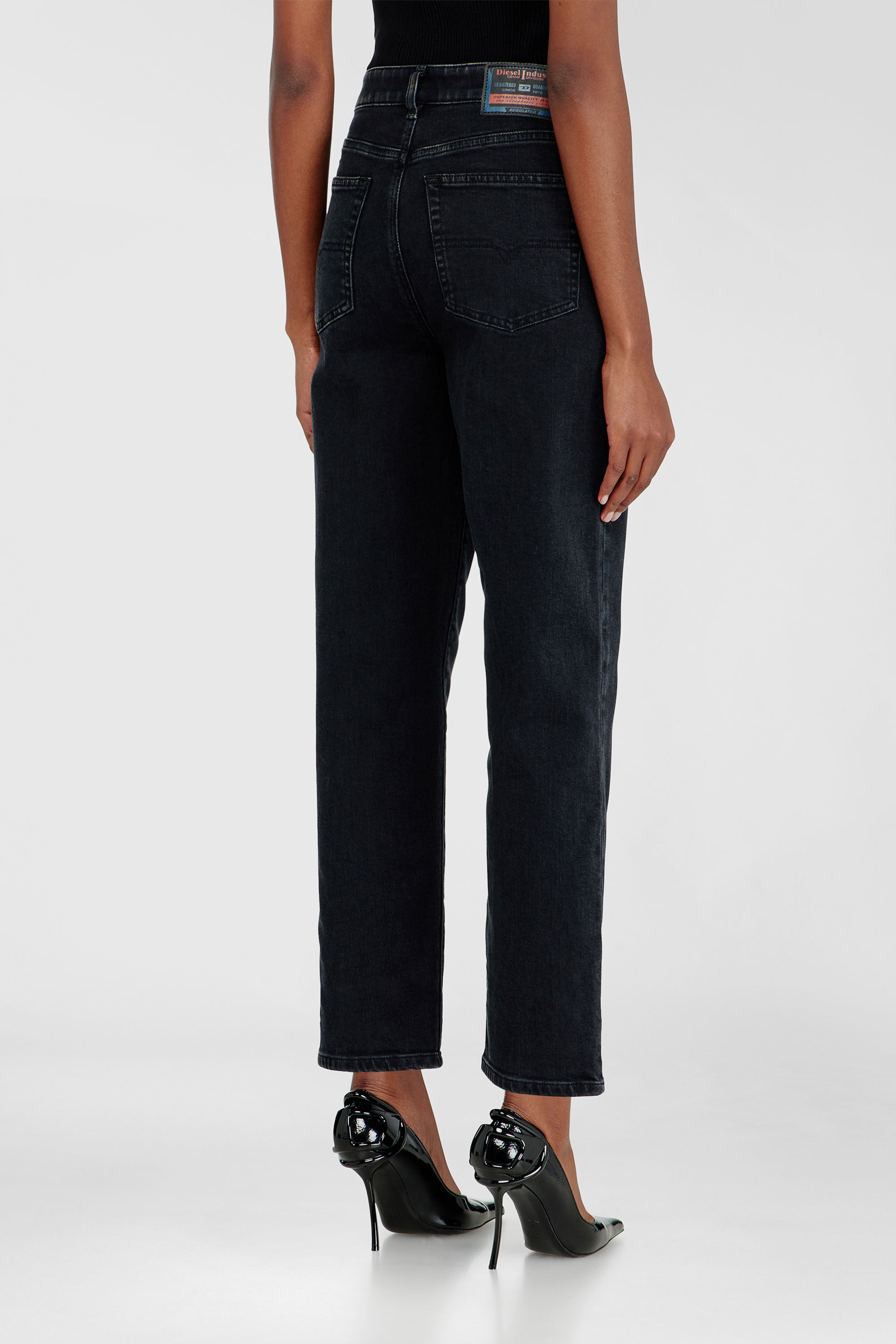 Diesel - Woman's Regular Jeans 1981 D-Went 09N89, Black/Dark grey - 5